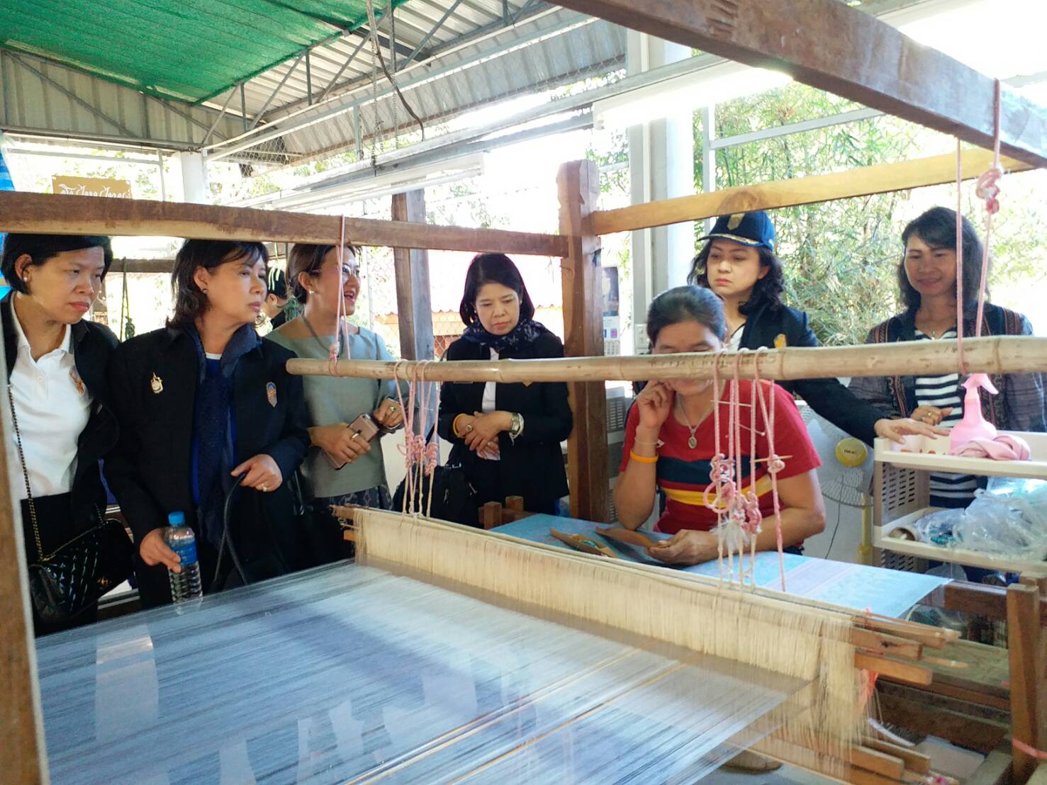 พัฒนาการจังหวัดขอนแก่นให้การต้อนรับ  นักศึกษาหลักสูตรการป้องกันราชอาณาจักร (วปอ.) รุ่นที่ 60