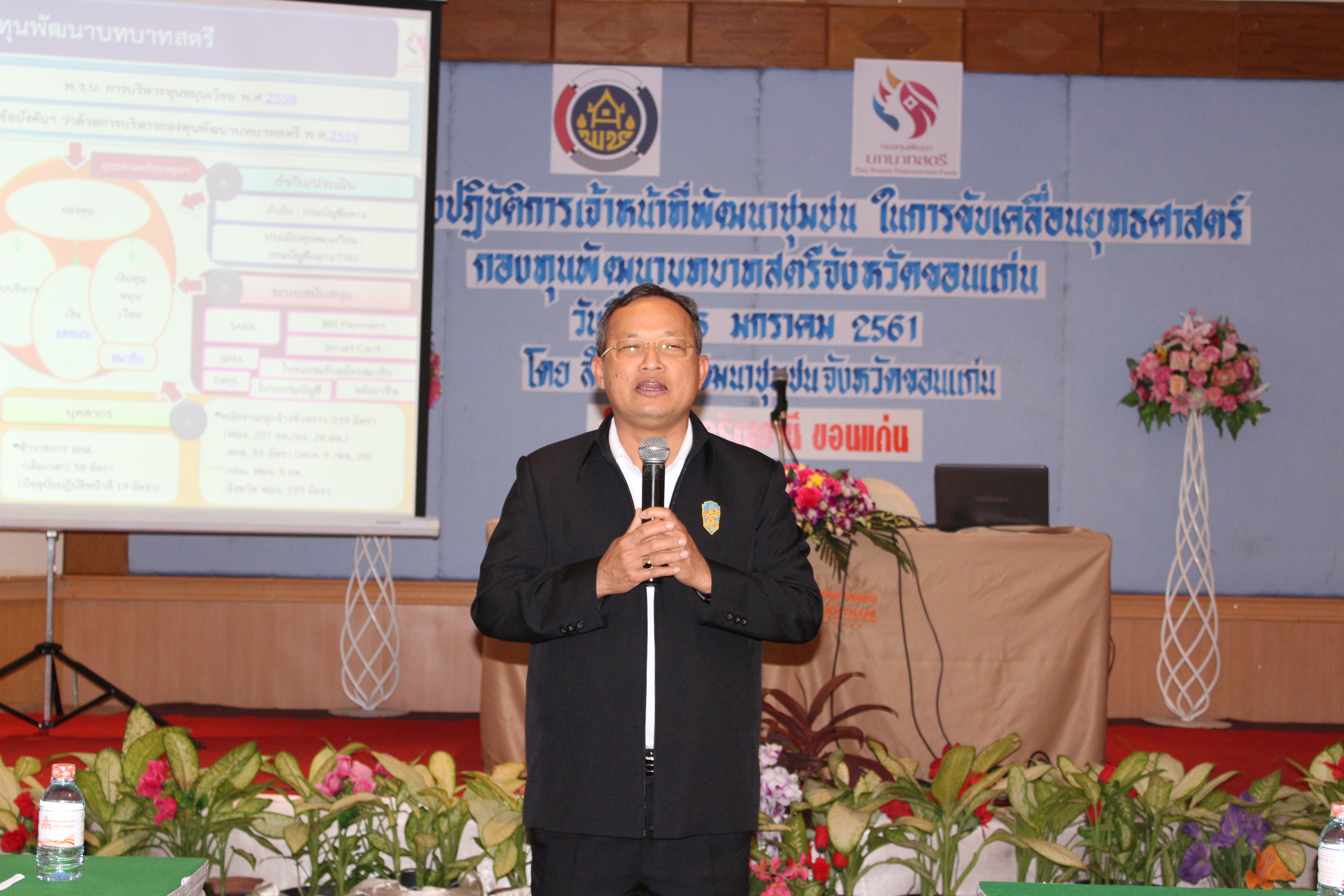 “ขอนแก่น ประชุมเชิงปฏิบัติการเจ้าหน้าที่พัฒนาชุมชนในการขับเคลื่อนยุทธศาสตร์กองทุนพัฒนาบทบาทสตรี”