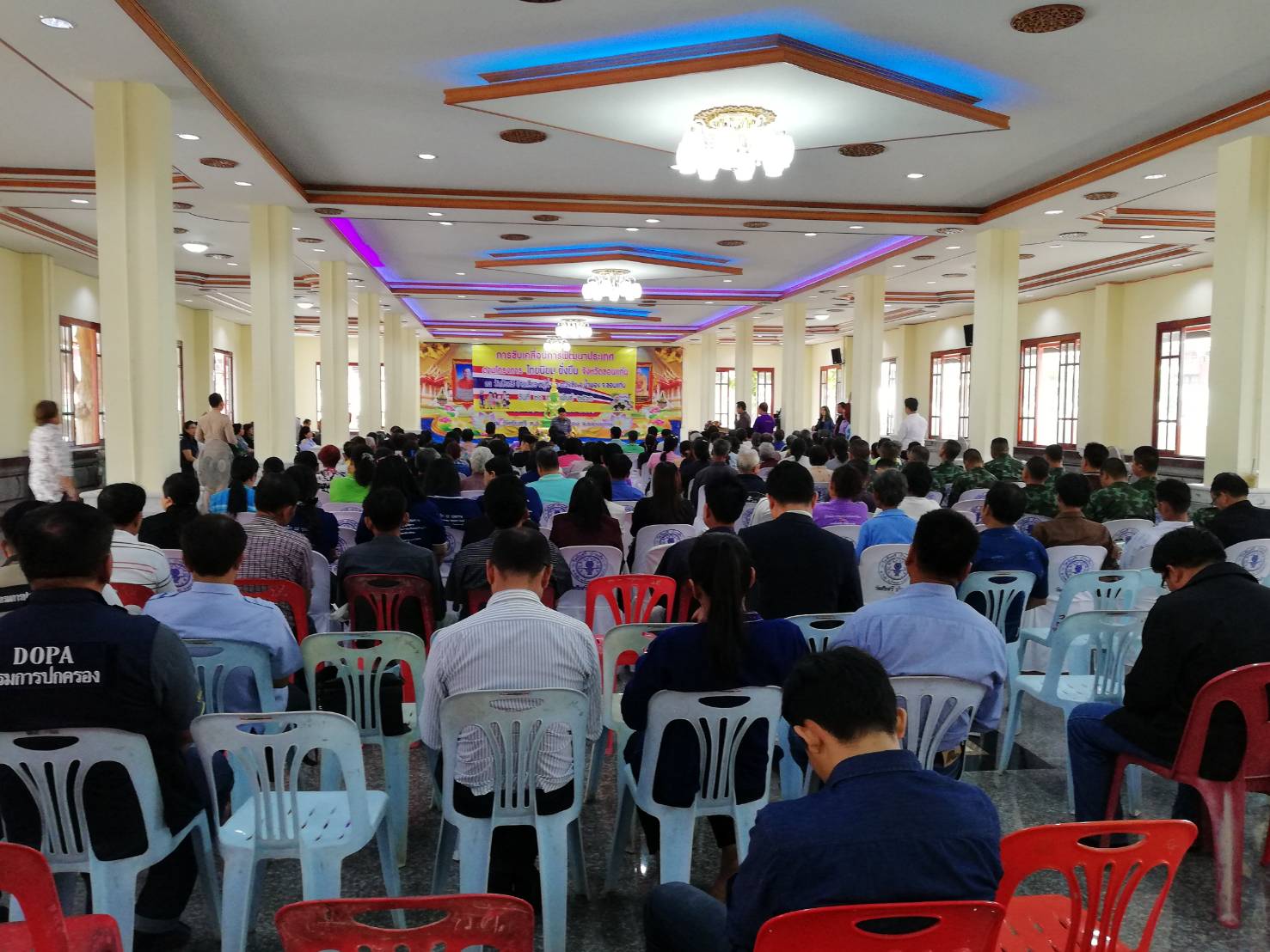 “รองผู้ว่าราชการจังหวัดขอนแก่น ประธานเปิดพิธีเปิดการจัดเดวทีประชาคมเพื่อขับเคลื่อนการพัฒนาประเทศโครงการไทยนิยมยั่งยืน”