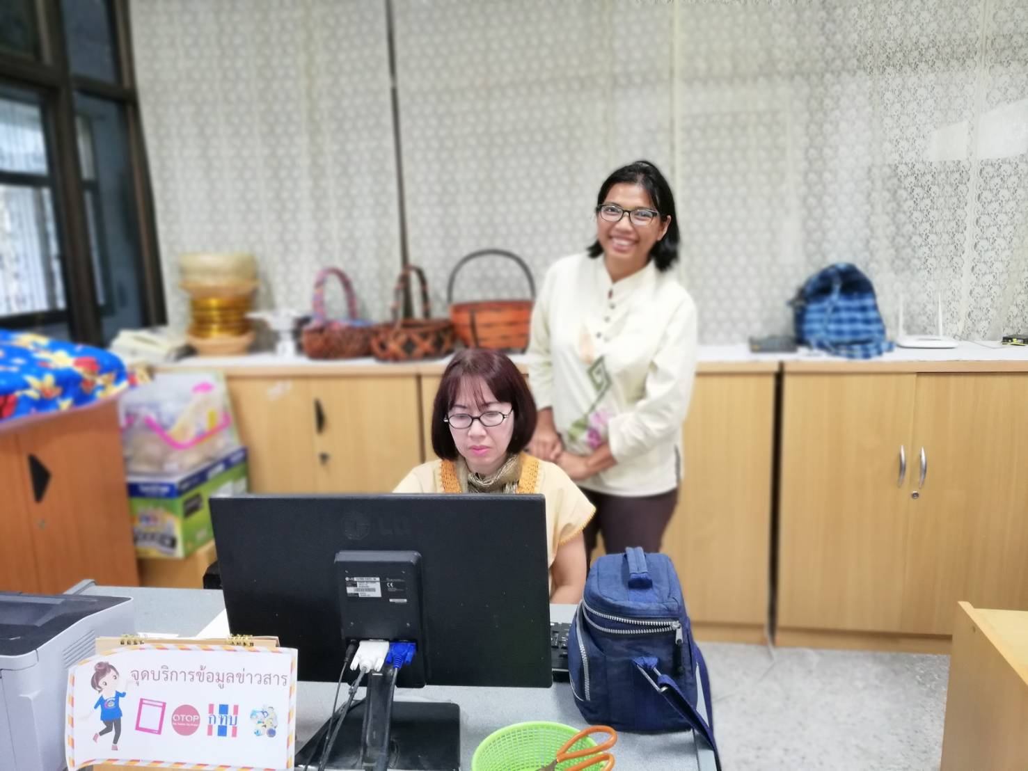 ทีมงานสารสนเทศฯ ติดตาม ตรวจสอบ ระบบเทคโนโลยีสารสนเทศ อ.พระยืน