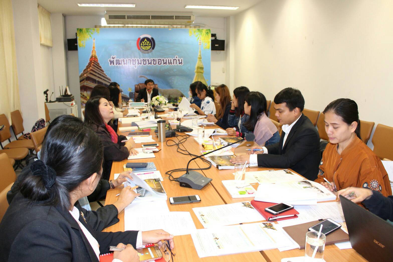 พช.ขอนแก่น ประชุมคณะทำงานปฏิบัติหน้าที่ในงานOTOP ภูมิภาค