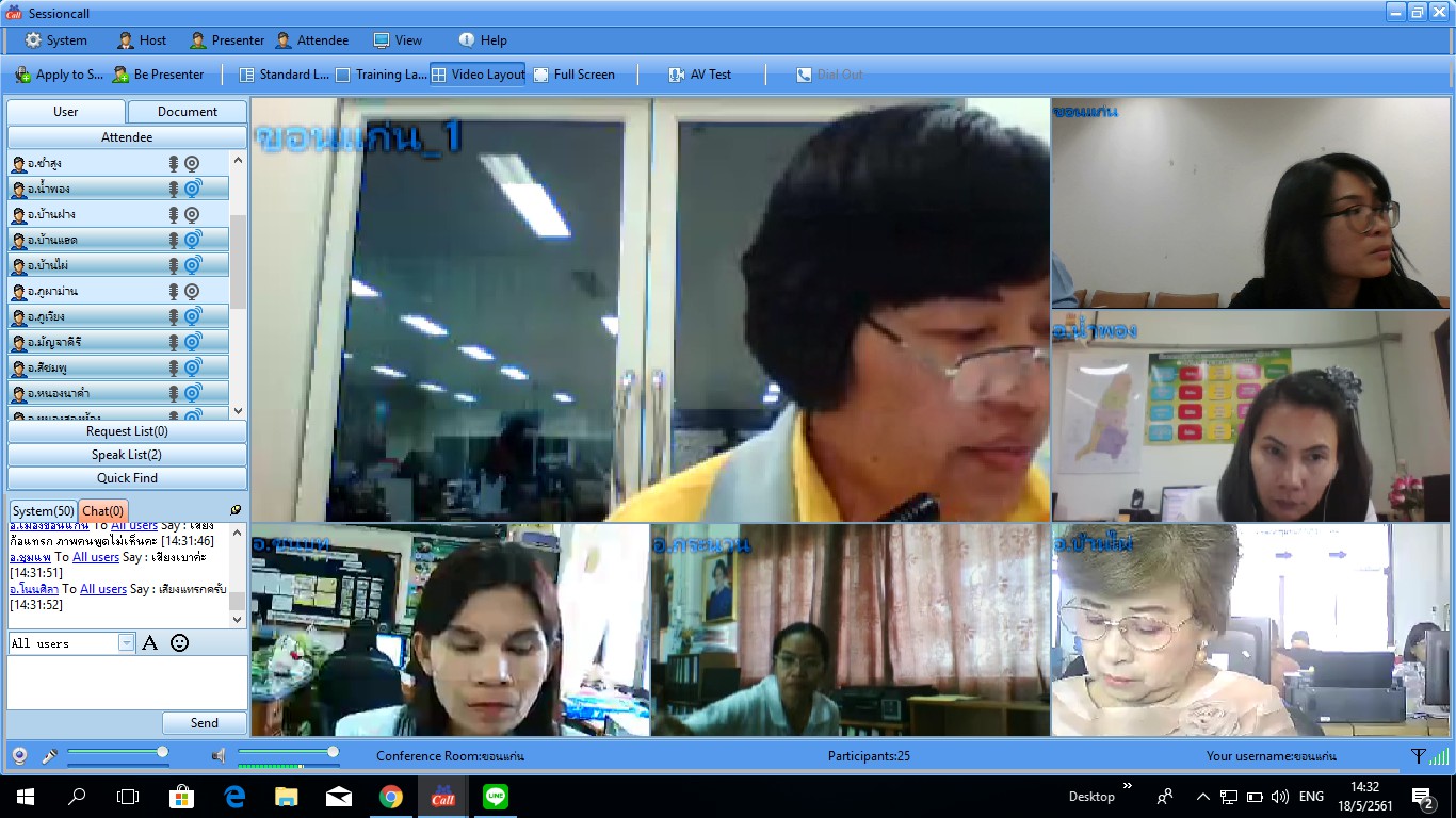 ?พช.ขอนแก่น ประชุมออนไลน์ด้วยโปรแกรมSessioncall ?