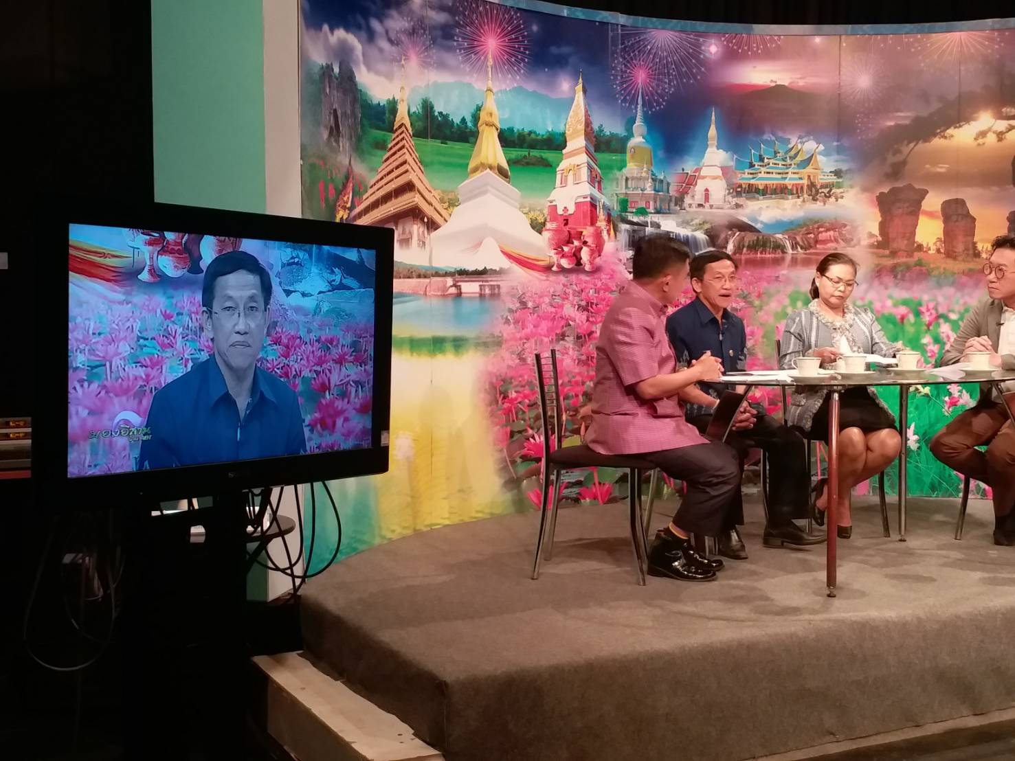 พัฒนาการจังหวัดขอนแก่น บันทึกเทปรายการมองอีสานผ่าน NBT