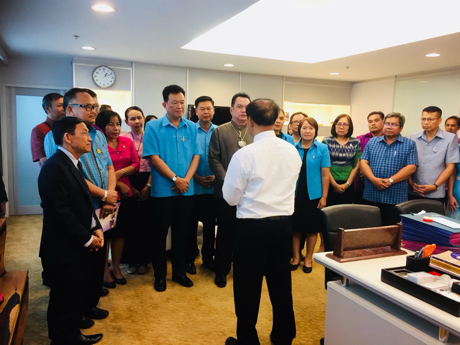 พช.ขอนแก่น ร่วมแสดงความยินดีกับอธิบดีกรมการพัฒนาชุมชนคนใหม่