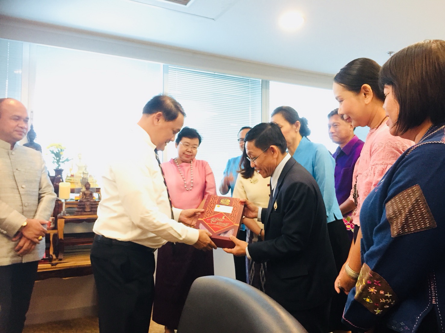 พช.ขอนแก่น ร่วมแสดงความยินดีกับอธิบดีกรมการพัฒนาชุมชนคนใหม่