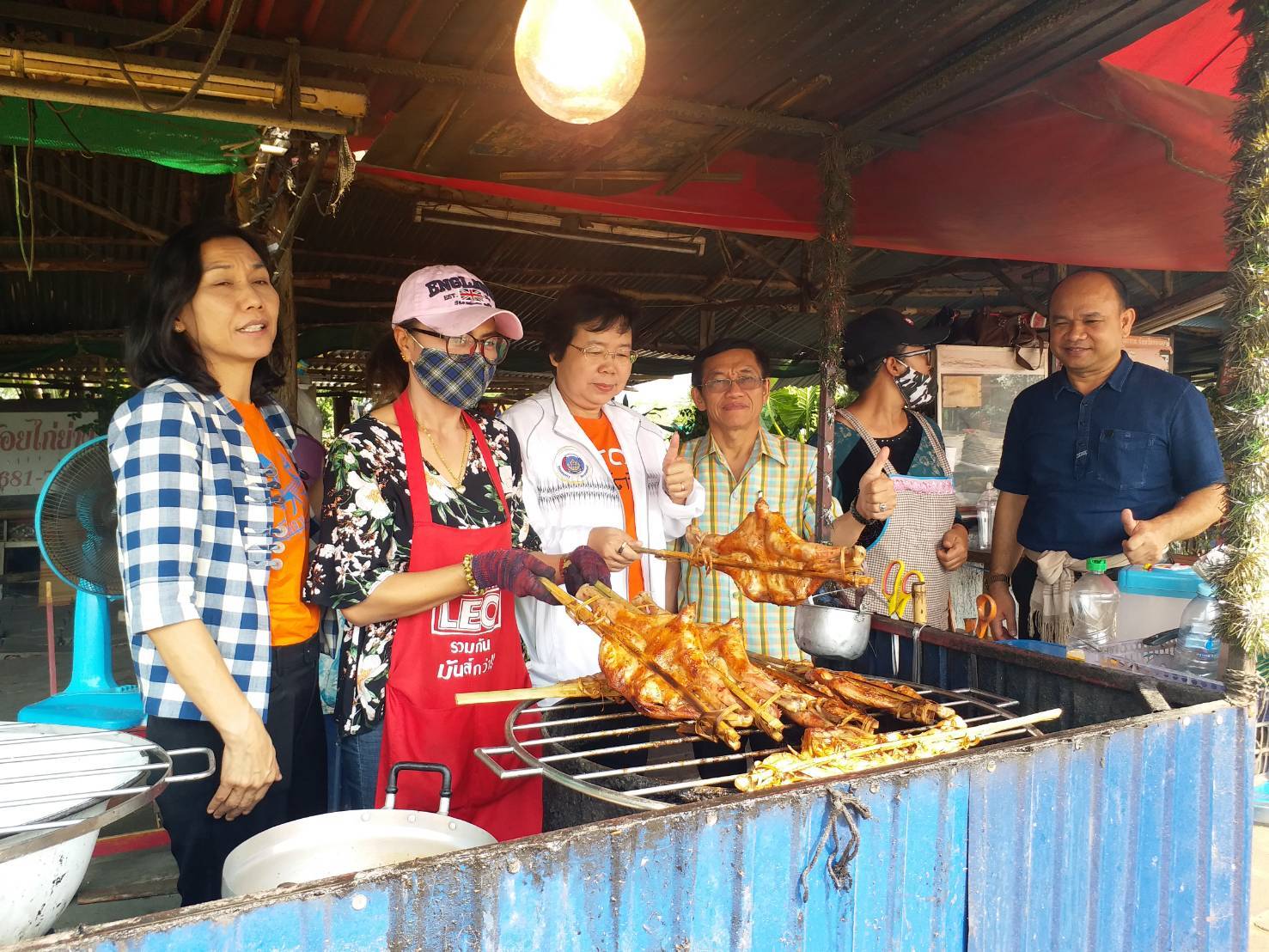 ?ผู้ตรวจราชการกรมการพัฒนาชุมชน  ตรวจเยี่ยมการดำเนินงาน “ถนนไก่ย่างเขาสวนกวาง”  จังหวัดขอนแก่น?️