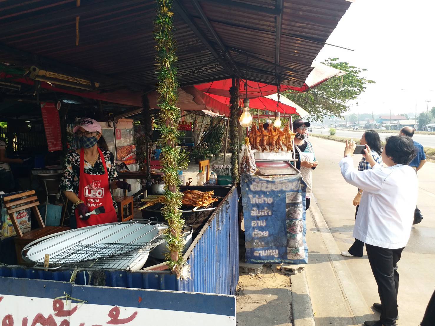 ?ผู้ตรวจราชการกรมการพัฒนาชุมชน  ตรวจเยี่ยมการดำเนินงาน “ถนนไก่ย่างเขาสวนกวาง”  จังหวัดขอนแก่น?️
