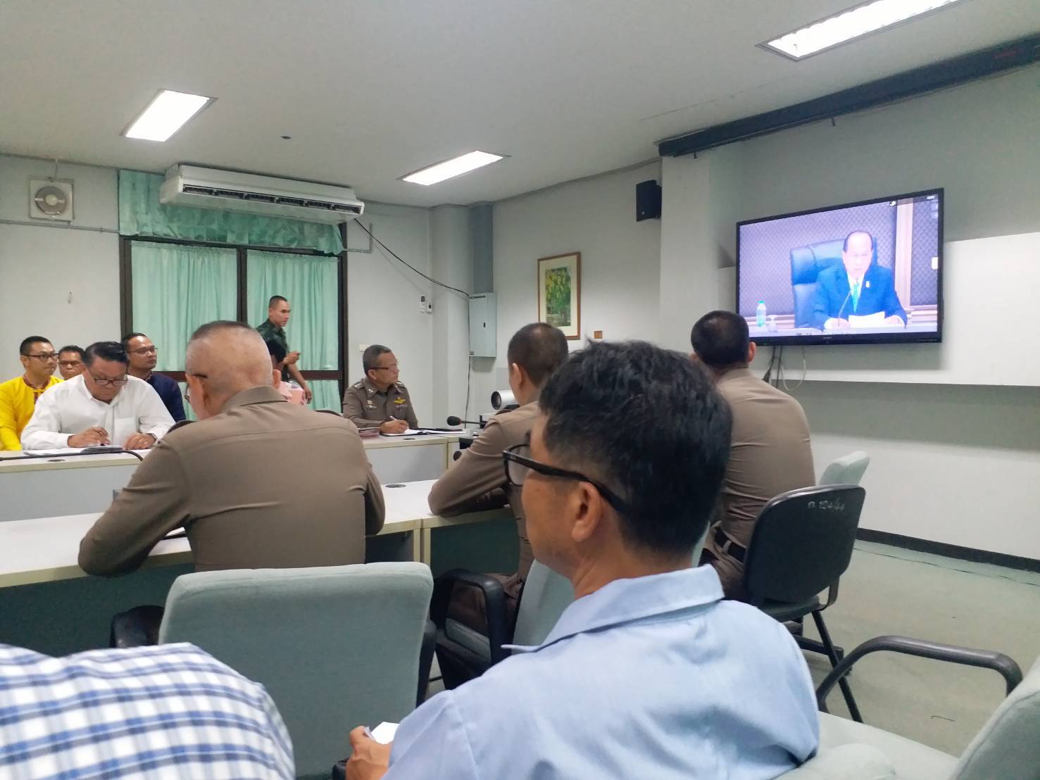 ?จ.ขอนแก่น  ร่วมประชุมเตรียมความพร้อมการจัดทำน้ำอภิเษกในพระราชพิธีบรมราชาภิเษก ผ่านระบบ Conference?️
