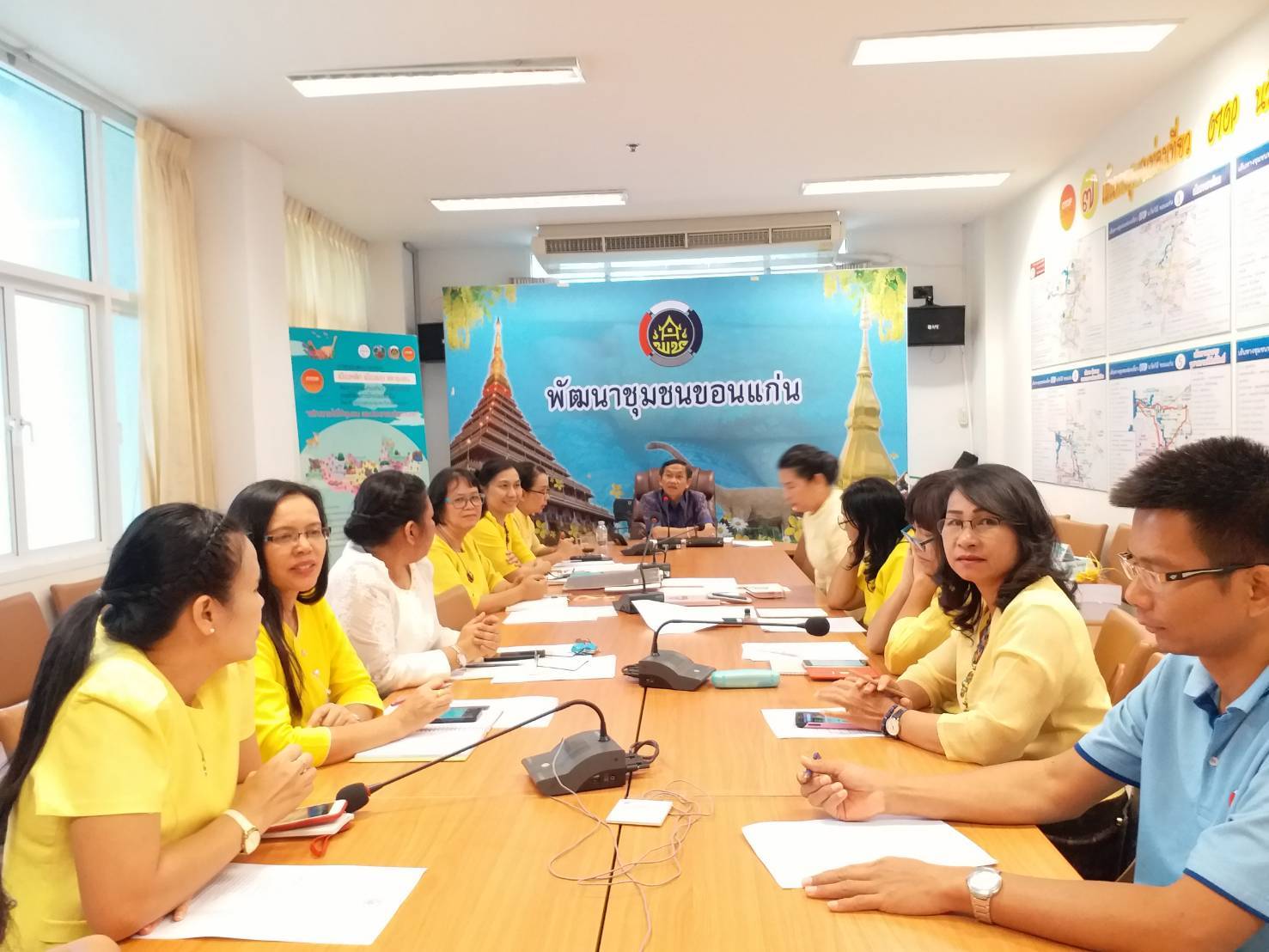 ?พช.ขอนแก่น ประชุมคณะกรรมการเตรียมความพร้อมงานทอดผ้าป่าสมทบกองทุนพัฒนาเด็กชนบทฯ?️