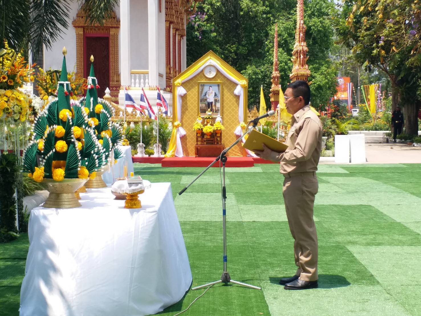 ?จังหวัดขอนแก่น จัดพิธีซ้อมใหญ่เสมือนจริงในพิธีพลีกรรมตักน้ำศักดิ์สิทธิ์ ที่วัดกู่ประภาชัย ตำบลบัวใหญ่ อำเภอน้ำพอง จังหวัดขอนแก่น ?️