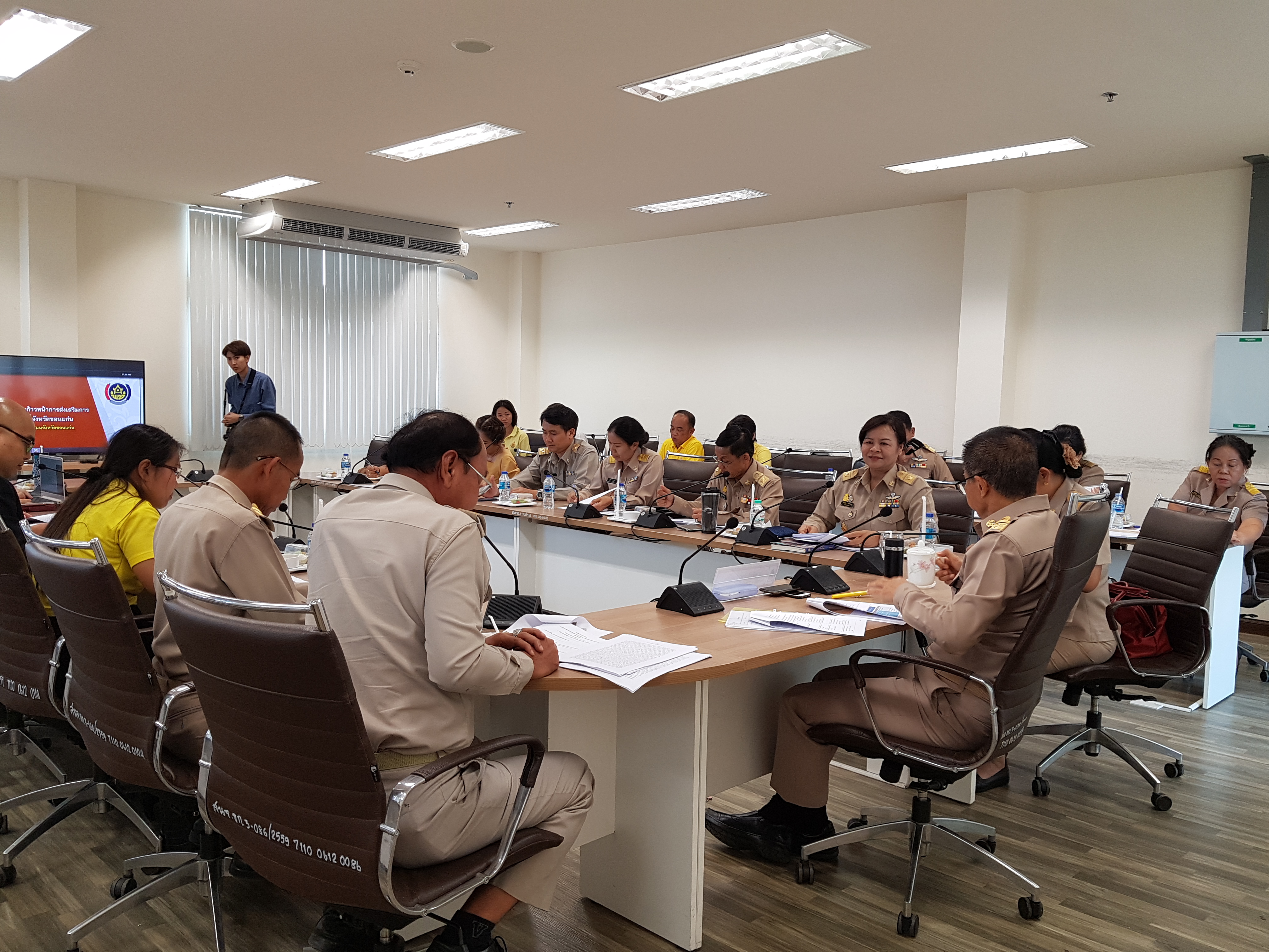 จ.ขอนแก่นประชุมคณะทำงานจัดทำจดหมายเหตุเฉพาะเรื่องขอนแก่น เมืองหัตถกรรมโลกแห่งผ้ามัดหมี่
