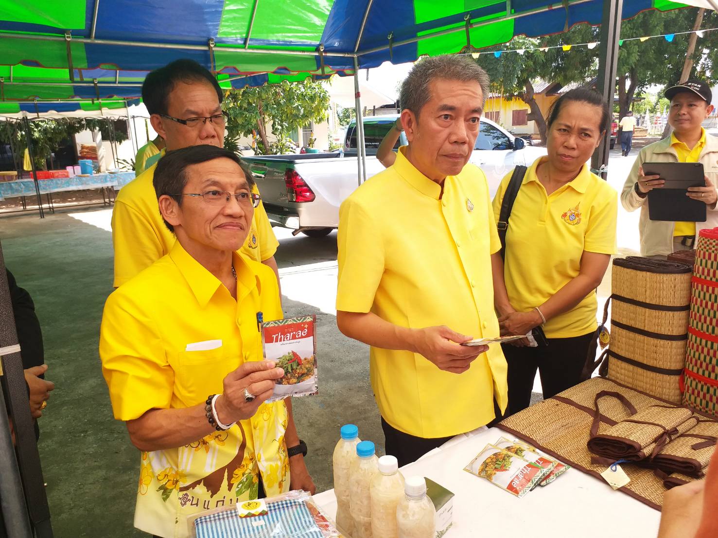 ผู้ตรวจราชการกระทรวงมหาดไทย เขตตรวจราชการที่ 12 (นายสุวพงษ์ กิติภัทย์พิบูลย์) ลงพื้นที่ ตรวจราชการโครงการพัฒนาหมู่บ้านเศรษฐกิจพอเพียง มั่นคง มั่งคั่ง ยั่งยืน ฯ ณ บ้านท่าแร่ อ.เมืองขอนแก่น