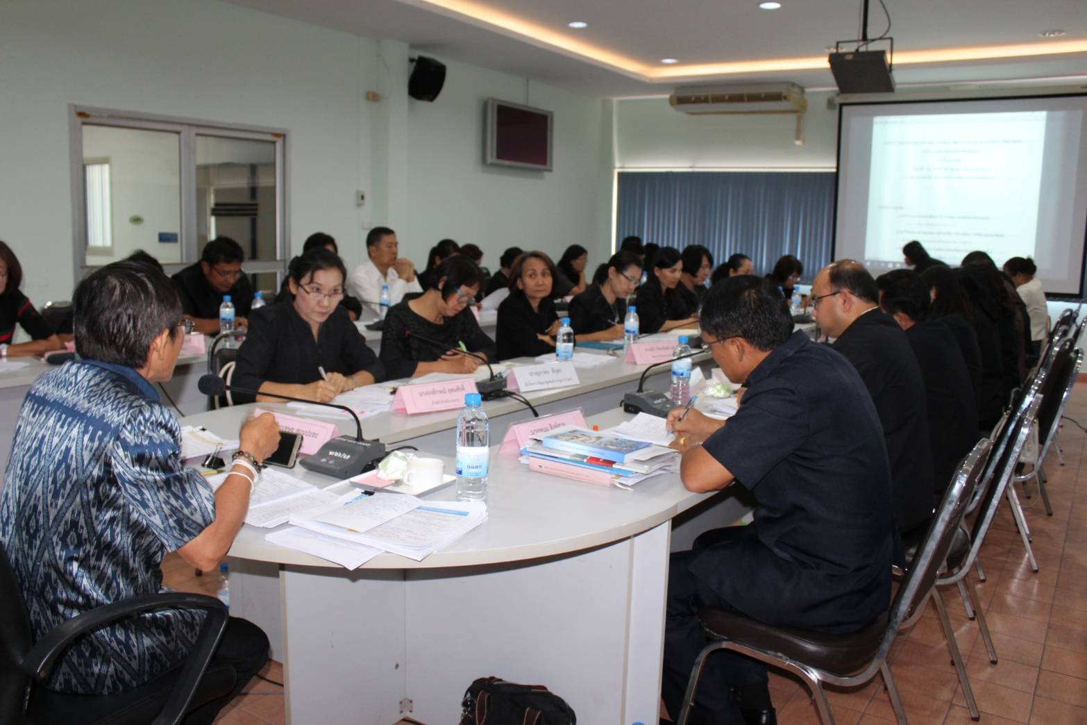 พช.ขอนแก่น ประชุมหัวหน้ากลุ่ม/ฝ่าย พัฒนาการอำเภอ และนว.พช.ครั้งที่ 5/2562