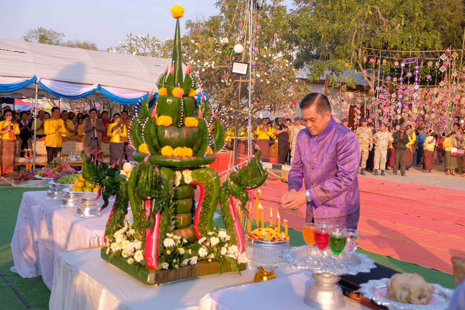 ? พช.ขอนแก่น : ร่วมพิธีเปิดกิจกรรม “เดิน กิน ชิม เที่ยว ถนนหน้าที่ว่าการอำเภอพล จังหวัดขอนแก่น” ?