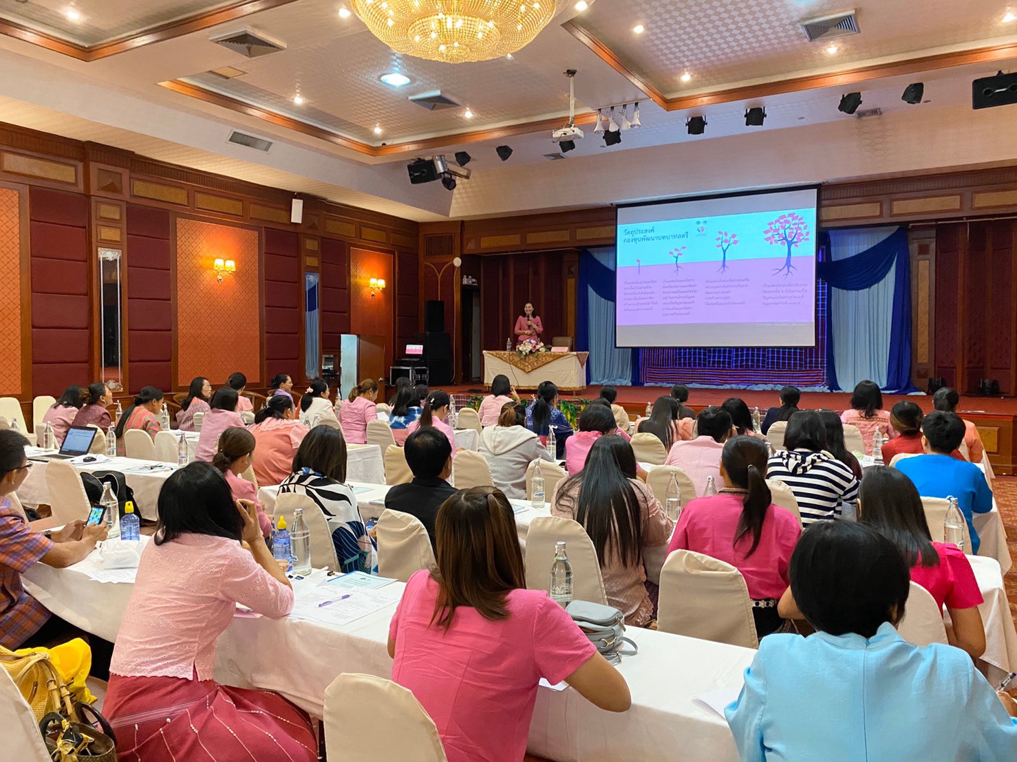 ? พช.ขอนแก่น : จัดประชุมโครงการส่งเสริมเยาวสตรีสู่ผู้นำสตรีรุ่นใหม่ : SMART LADY KHON KAEN ?