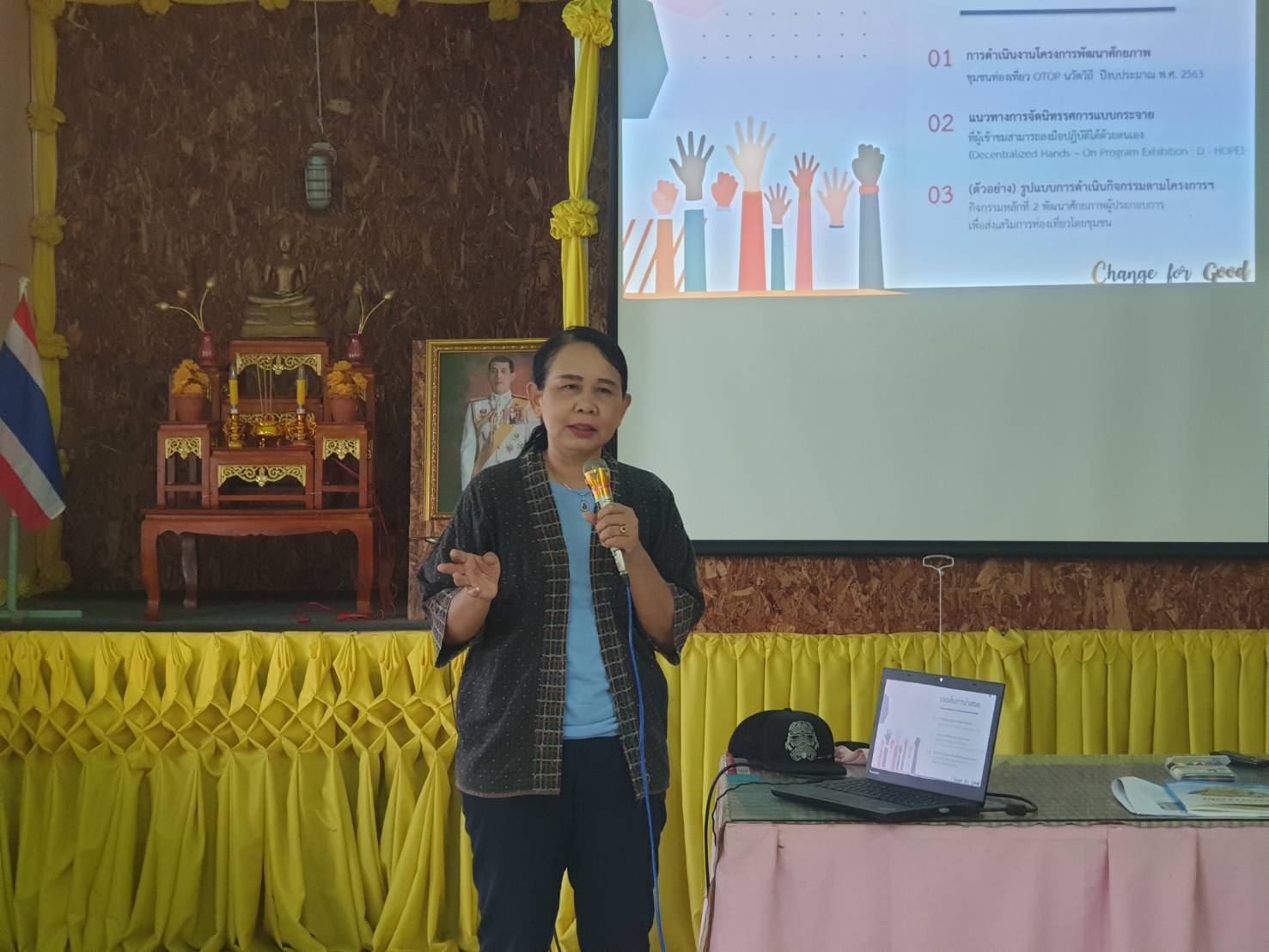 ? พช.ขอนแก่น : ร่วมกิจกรรมประชุมเชิงปฏิบัติการ ค้นหาผู้ประกอบการชุมชน(champ) และทดสอบโปรแกรม ?