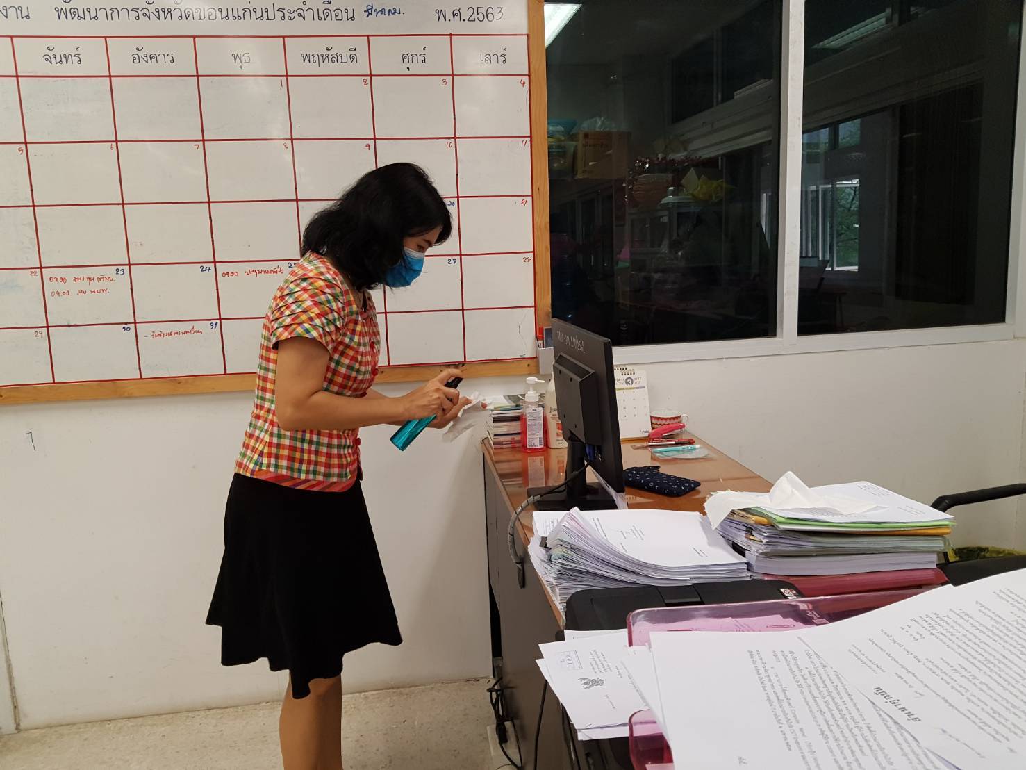 ? พช.ขอนแก่น : ร่วมใจต้านภัย COVID – 19 ตามมาตรการเฝ้าระวัง ป้องกันและควบคุมโรคติดต่อเชื้อไวรัสโคโรนา 2019 ?