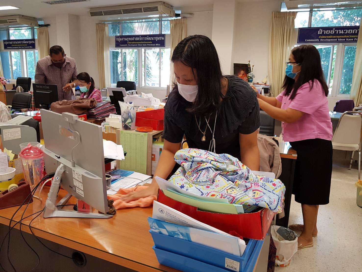 ? พช.ขอนแก่น : ร่วมใจต้านภัย COVID – 19 ตามมาตรการเฝ้าระวัง ป้องกันและควบคุมโรคติดต่อเชื้อไวรัสโคโรนา 2019 ?