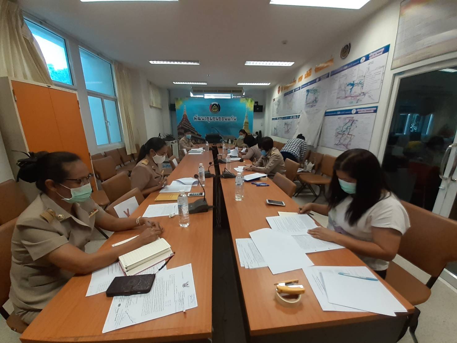 ? พช.ขอนแก่น : ประชุมคณะทำงานโครงการพัฒนาชุมชนใสสะอาด ประจำปีงบประมาณ พ.ศ.2563 มิติที่ 1 ด้านบทบาทผู้บริหารและความพยายามริเริ่มของหน่วยงานในการสร้างความโปร่งใส ?
