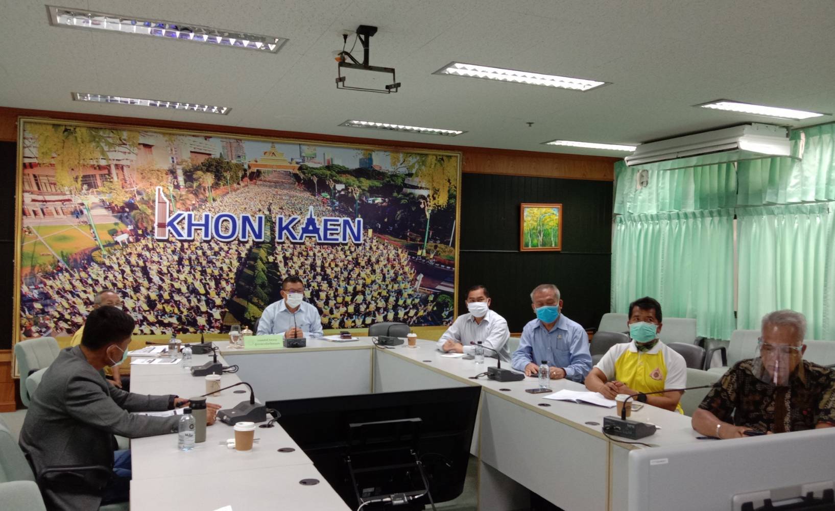 ? พช.ขอนแก่น : ร่วมประชุมซักซ้อมแนวทางปฏิบัติตามมาตรการป้องกันการแพร่ระบาดของโรคติดเชี้อไวรัสโคโรนา 2019 (โควิด-19) ผ่านระบบวีดิทัศน์ทางไกล (VCS) ?