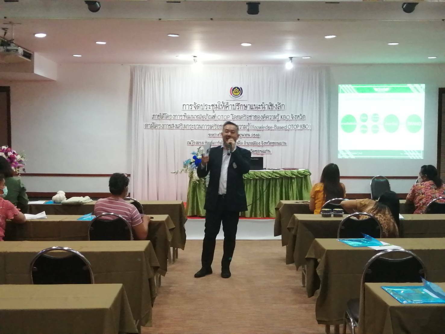 ? พช.ขอนแก่น จัดประชุมเชิงปฏิบัติการและให้คำปรึกษาเชิงลึก โครงการพัฒนาผลิตภัณฑ์ OTOP โดยเครือข่ายองค์ความรู้ KBO จังหวัดขอนแก่น ?