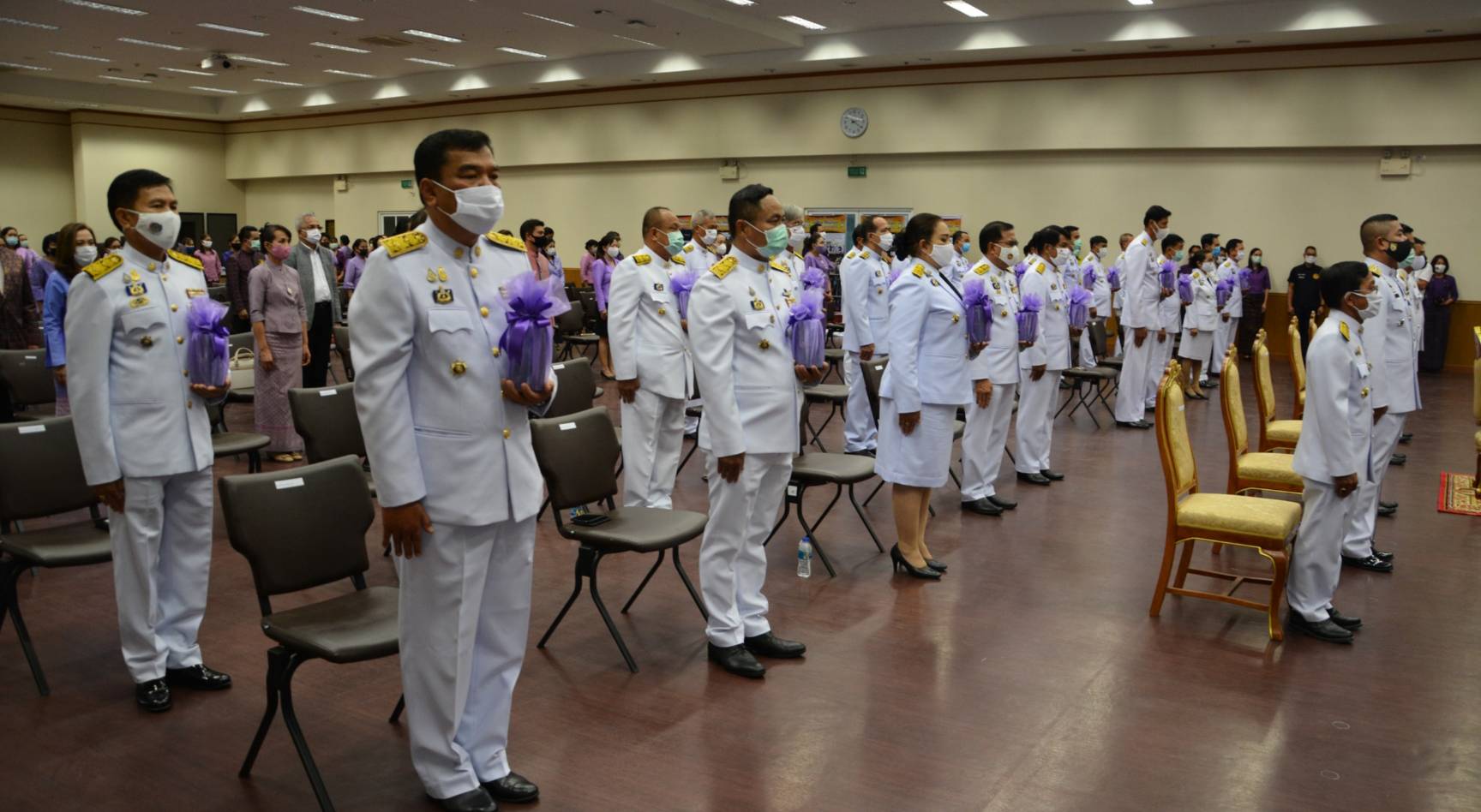 ? จังหวัดขอนแก่น จัดพิธีรับพระราชทานเมล็ดพันธุ์ผักจากสมเด็จพระกนิษฐาธิราชเจ้า กรมสมเด็จพระเทพรัตนราชสุดาฯ สยามบรมราชกุมารี ?