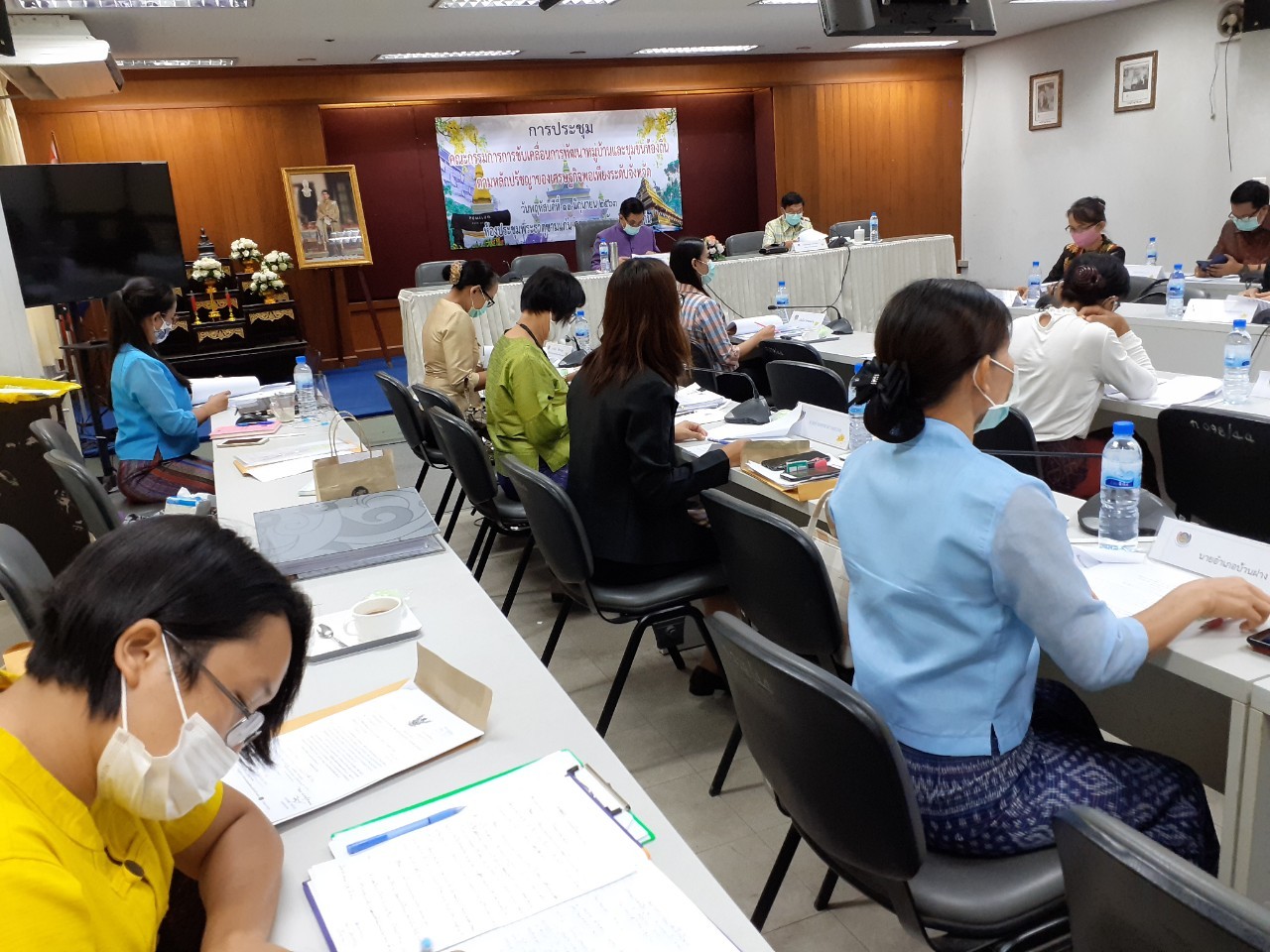 ? พช.ขอนแก่น ประชุมคณะกรรมการขับเคลื่อนการพัฒนาหมู่บ้านและชุมชนท้องถิ่น ตามหลักปรัชญาของเศรษฐกิจพอเพียงระดับจังหวัด ครั้งที่ 1/2563 ?