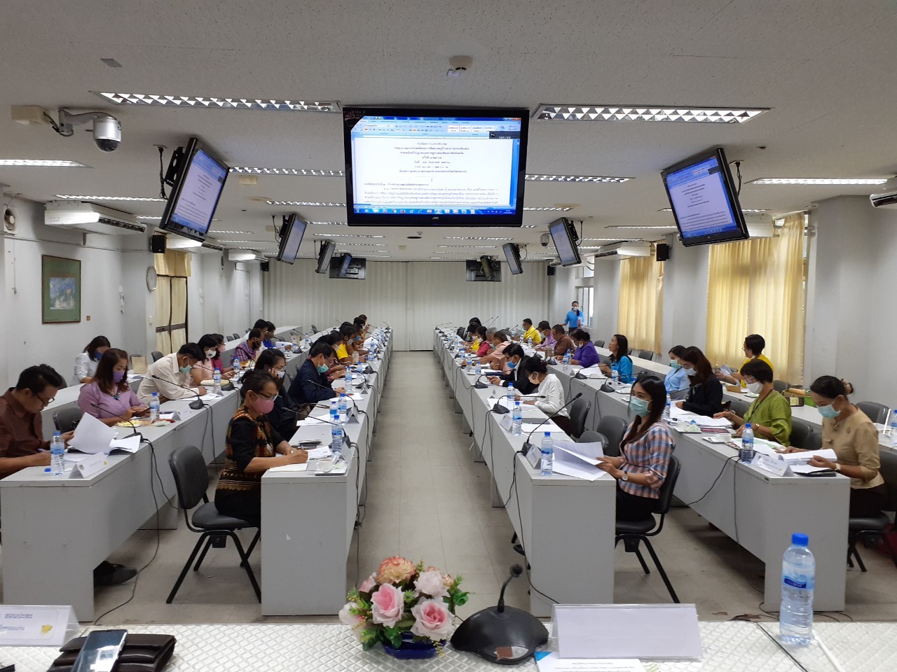 ? พช.ขอนแก่น ประชุมคณะกรรมการขับเคลื่อนการพัฒนาหมู่บ้านและชุมชนท้องถิ่น ตามหลักปรัชญาของเศรษฐกิจพอเพียงระดับจังหวัด ครั้งที่ 1/2563 ?