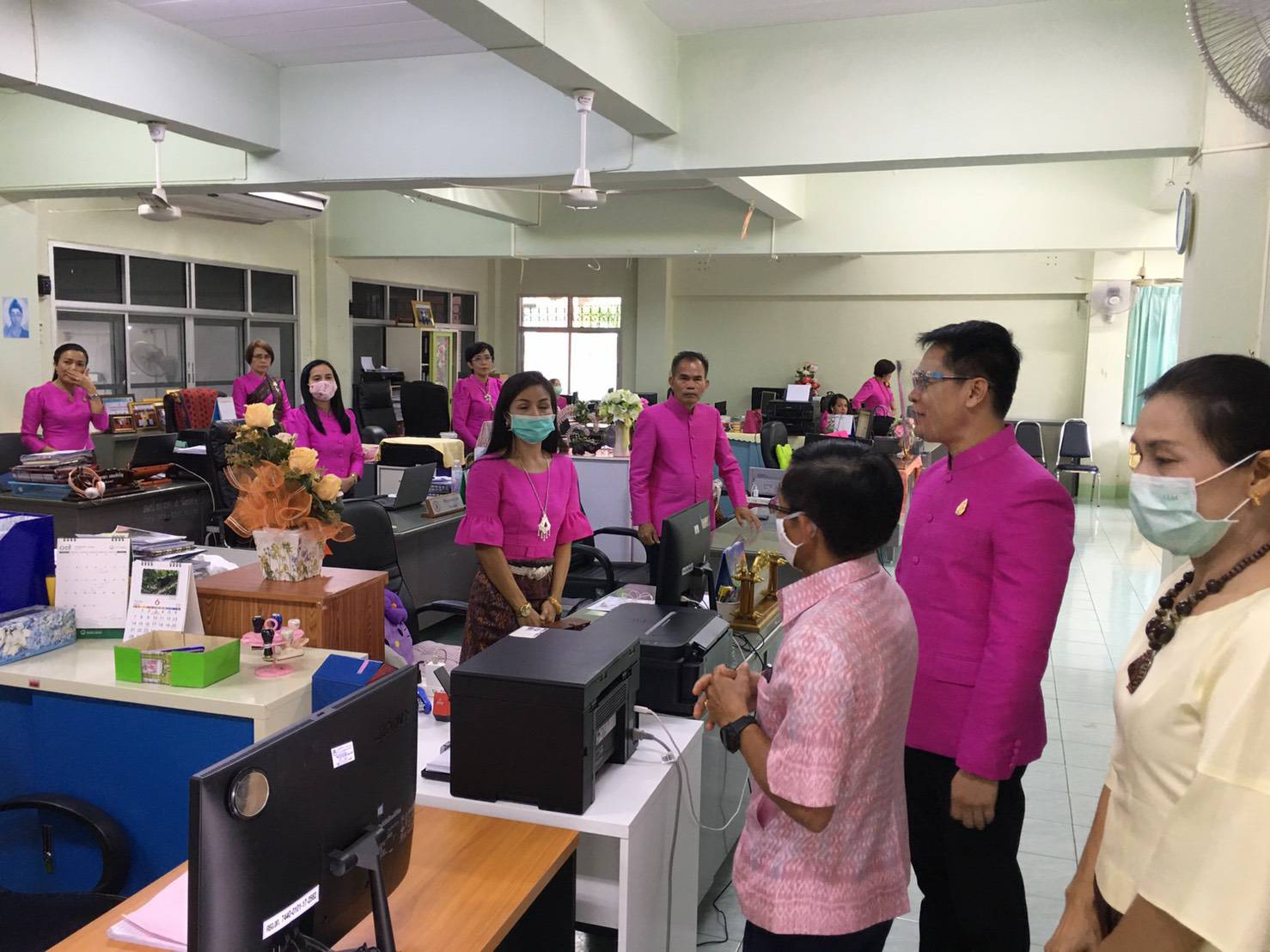 ?พช.ขอนแก่น ร่วม “สืบสาน อนุรักษ์ศิลป์ ผ้าถิ่นไทย ดำรงค์ไว้ในแผ่นดิน” ณ สำนักงานศึกษาธิการจังหวัดขอนแก่น ?