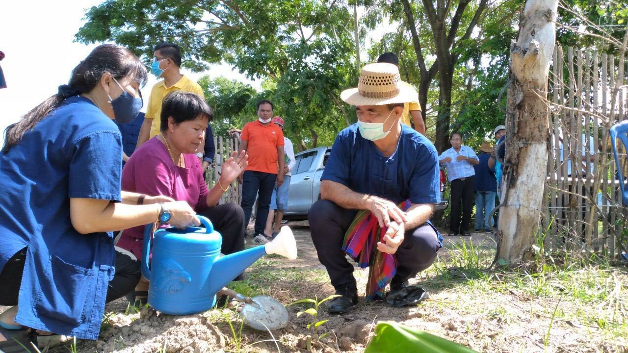 ?พข.ขอนแก่น เดินหน้า เอามื้อสามัคคี “โคก หนอง นา โมเดล” อำเภอซำสูง จังหวัดขอนแก่น?