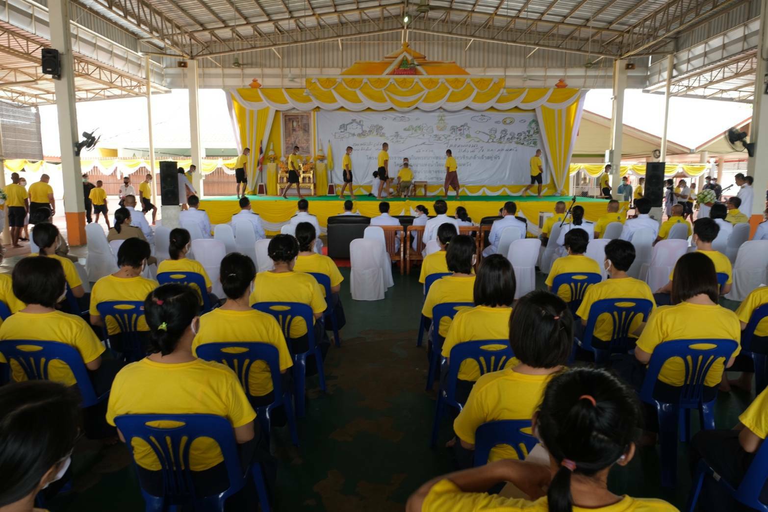 ? พช.ขอนแก่น : ร่วมพิธีมอบเกียรติบัตร โครงการพระราชทาน “โคก หนอง นา แห่งน้ำใจและความหวัง” เรือนจำกลางขอนแก่น ?