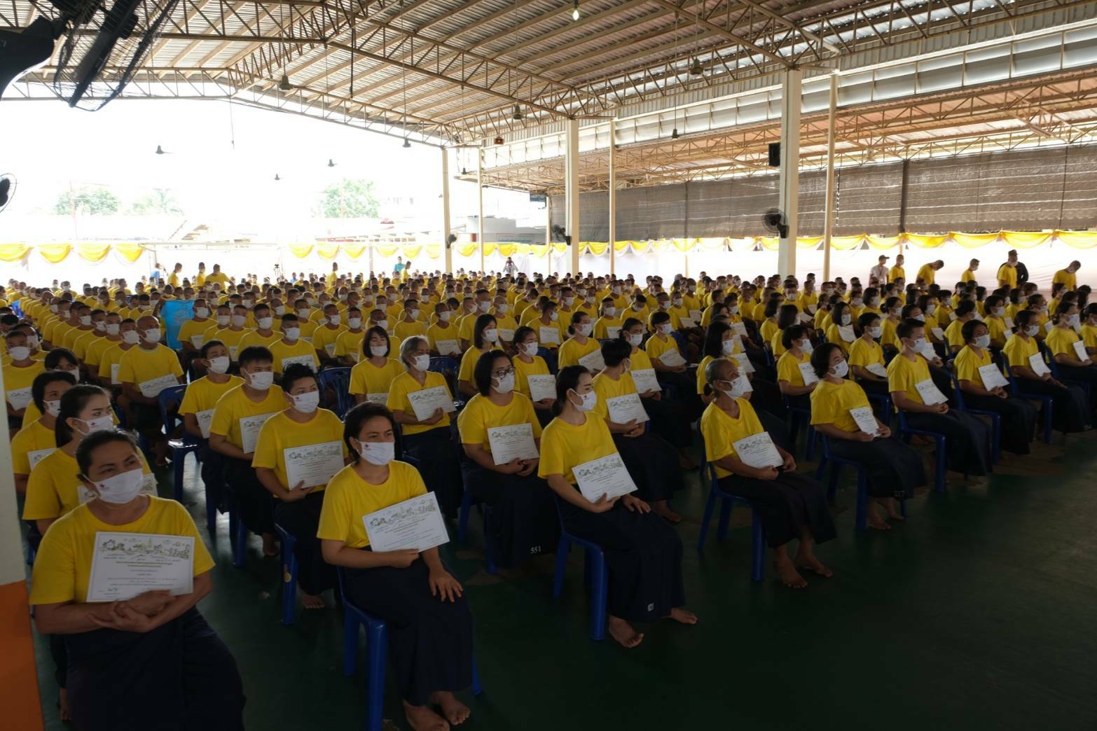 ? พช.ขอนแก่น : ร่วมพิธีมอบเกียรติบัตร โครงการพระราชทาน “โคก หนอง นา แห่งน้ำใจและความหวัง” เรือนจำกลางขอนแก่น ?
