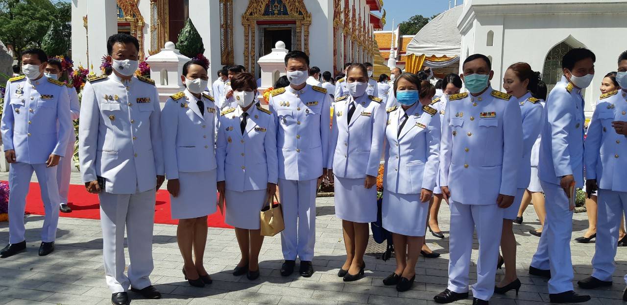 ? พช.ขอนแก่น : ร่วมพิธีถวายผ้าพระกฐินพระราชทาน กรมการพัฒนาชุมชน กระทรวงมหาดไทย ประจำปีพุทธศักราช 2563 ?