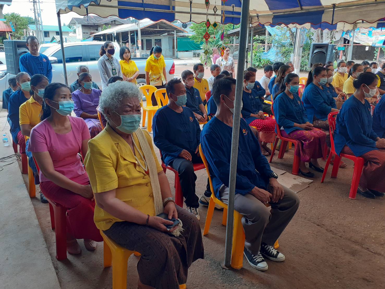 ? พช.ขอนแก่น : ร่วมพิธีเปิดศูนย์จัดการกองทุนชุมชน บ้านห้วยยางศรีวิไล หมู่ที่ 15 ตำบลดงเมืองแอม อำเภอเขาสวนกวาง จังหวัดขอนแก่น ?