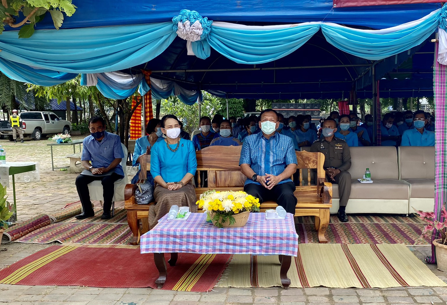 ? พช.ขอนแก่น : ร่วมกิจกรรมโครงการวัด ประชา รัฐ สร้างสุข เฉลิมพระเกียรติ สมเด็จพระนางเจ้าสิริกิติ์ พระบรมราชินีนาถ บรมราชชนนีพันปีหลวง เนื่องในโอกาสมหามงคลเฉลิมพระชนมพรรษา 84 พรรษา?