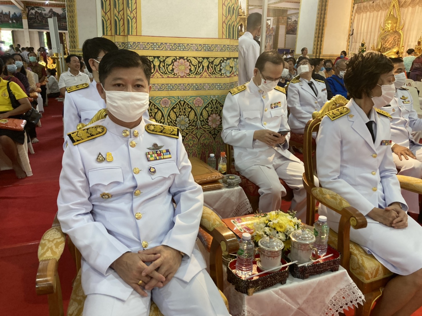 ? พช.ขอนแก่น : ร่วมพิธีถวายผ้าพระกฐินพระราชทาน ของ บริษัท นครชัยแอร์ จำกัด ?