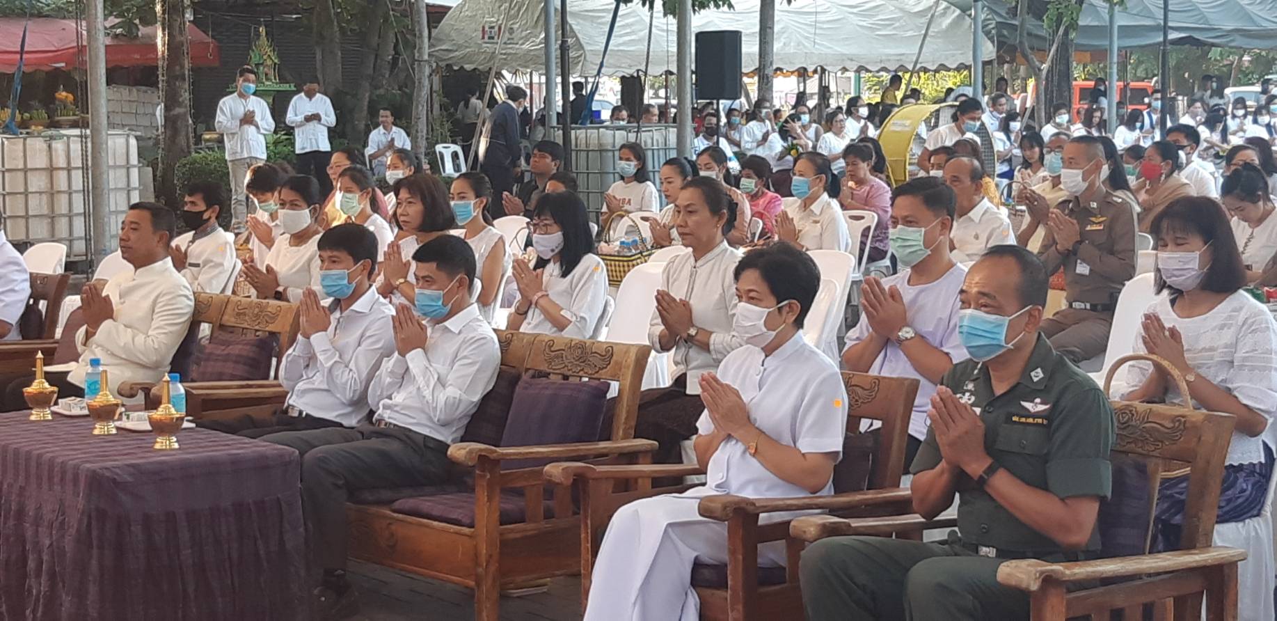? พช.ขอนแก่น : ร่วมทำบุญใส่บาตรในงาน “รวมใจใส่บาตรทุกวันพระแรกของเดือน”?