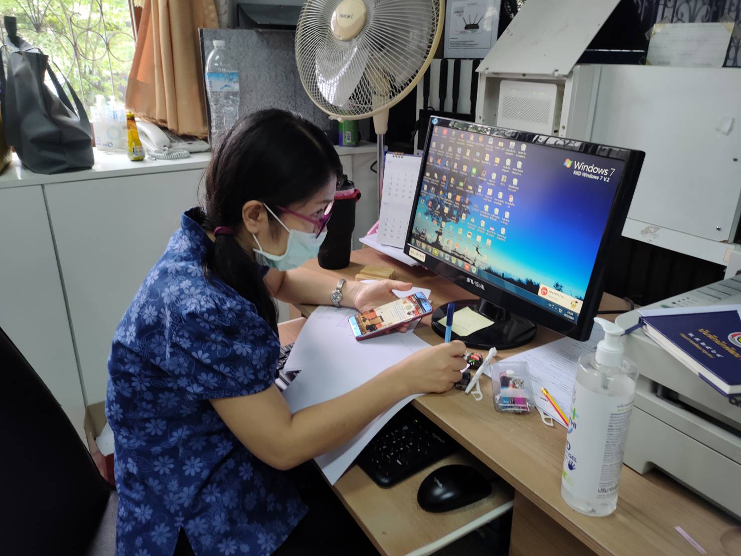 พช.ขอนแก่น ติดตาม สนับสนุนระบบเทคโนโลยีสารสนเทศของสำนักงานพัฒนาชุมชนอำเภอพล และอำเภอบ้านแฮด