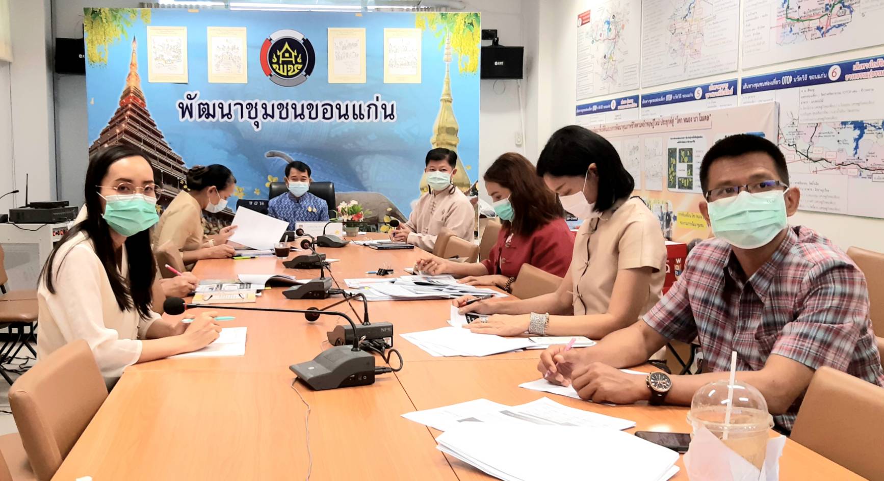 พช. ขอนแก่น  ร่วมติดตามรับชมการประชุมคณะทำงานติดตามเร่งรัดการใช้จ่ายประจำปีงบประมาณ พ.ศ. 2564 ของกรมการพัฒนาชุมชน ครั้งที่ 3/2564 ผ่านระบบวีดิทัศน์ทางไกล (Video Conference)