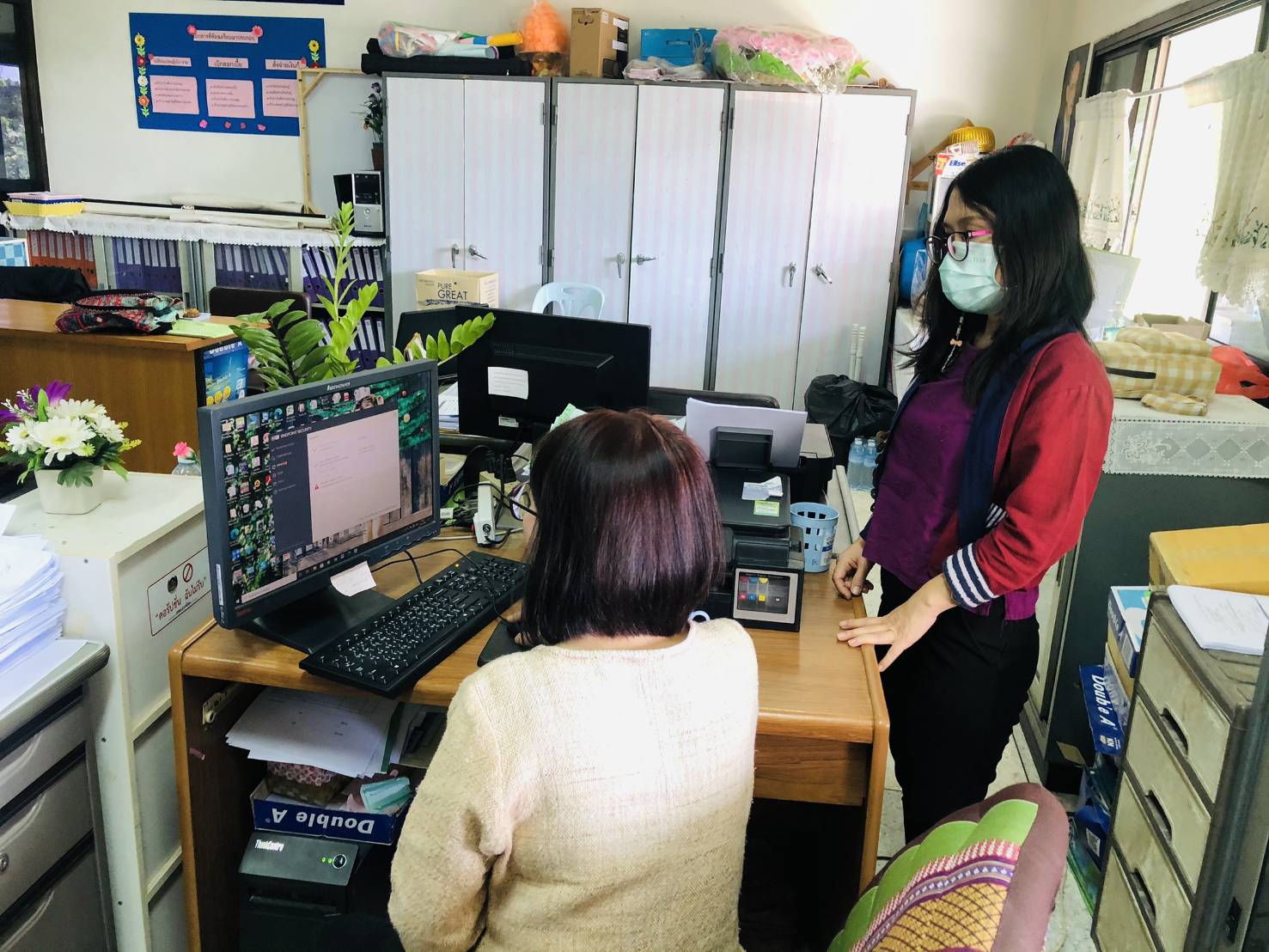  พช.ขอนแก่น ติดตาม สนับสนุนระบบเทคโนโลยีสารสนเทศของสำนักงานพัฒนาชุมชนอำเภอแวงน้อย แวงใหญ่ และชนบท