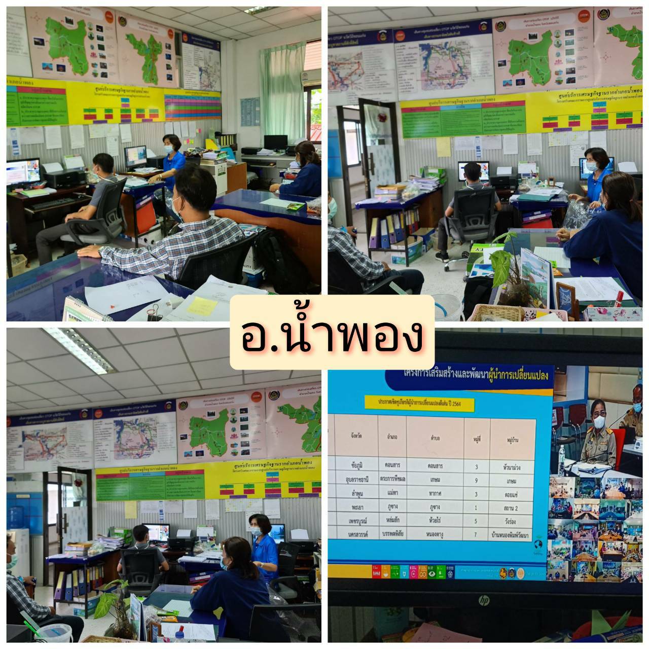 ช.ขอนแก่น : ร่วมประชุมกรมการพัฒนาชุมชน ครั้งที่ 5/2564 ผ่านระบบการประชุมทางไกล (Video Conference)