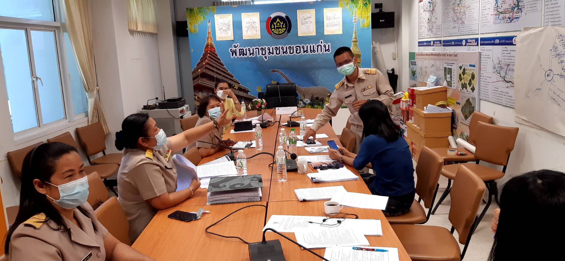 พช.ขอนแก่น : ประชุมคณะทำงานการคัดเลือกหน่วยงานต้นแบบการขับเคลื่อนนโยบายสำคัญของกรมการพัฒนาชุมชน ประจำปี พ.ศ. 2564 (CDD Policy Award 2021)