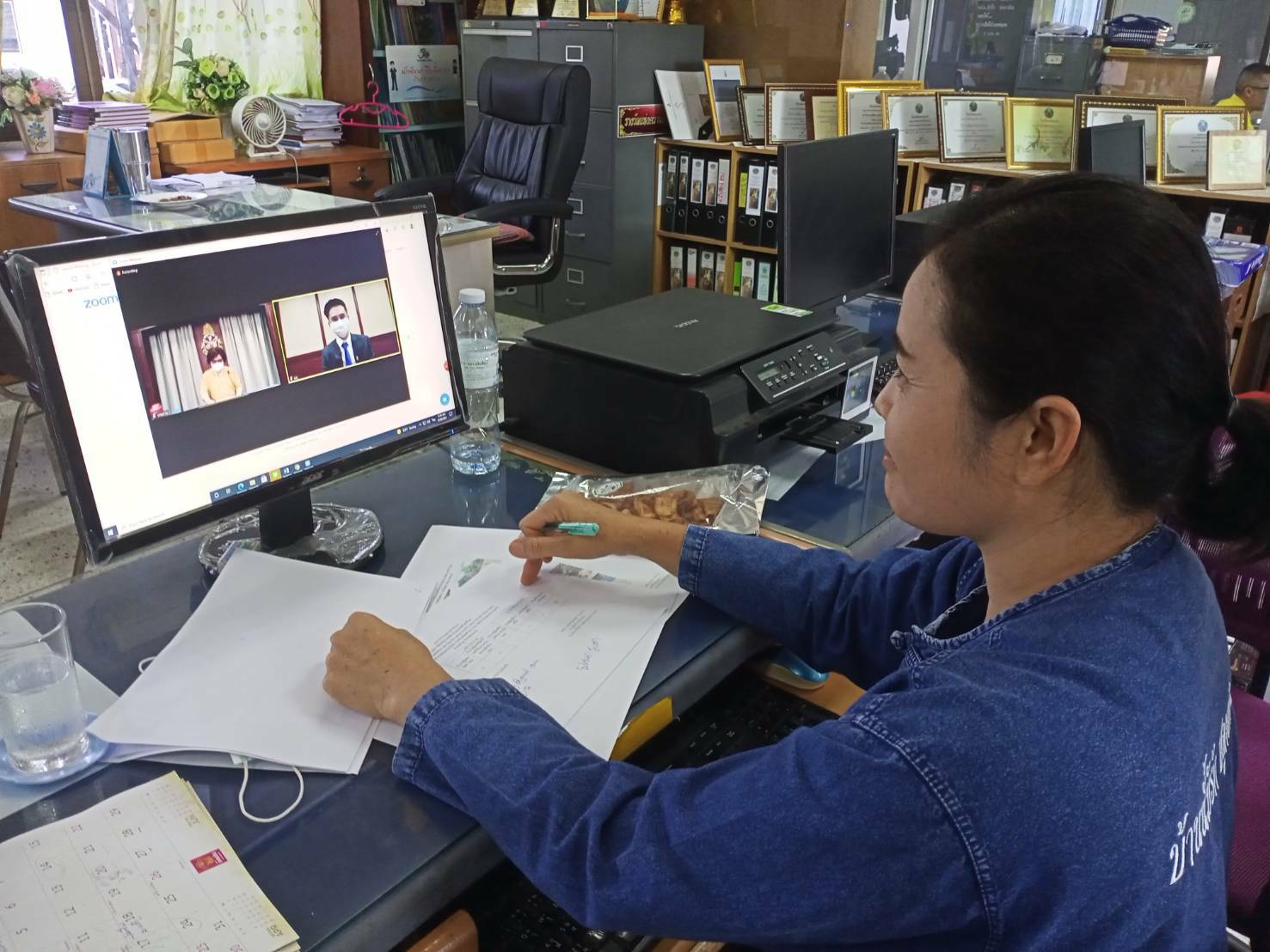 พช.ขอนแก่น : ร่วมกิจกรรมอบรมวิทยากรต้นแบบหลักสูตรด้านทุจริตการศึกษา โครงการนำหลักสูตรด้านทุจริตศึกษาสู่ภาคประชาชน ผ่านระบบ Zoom Webinar 