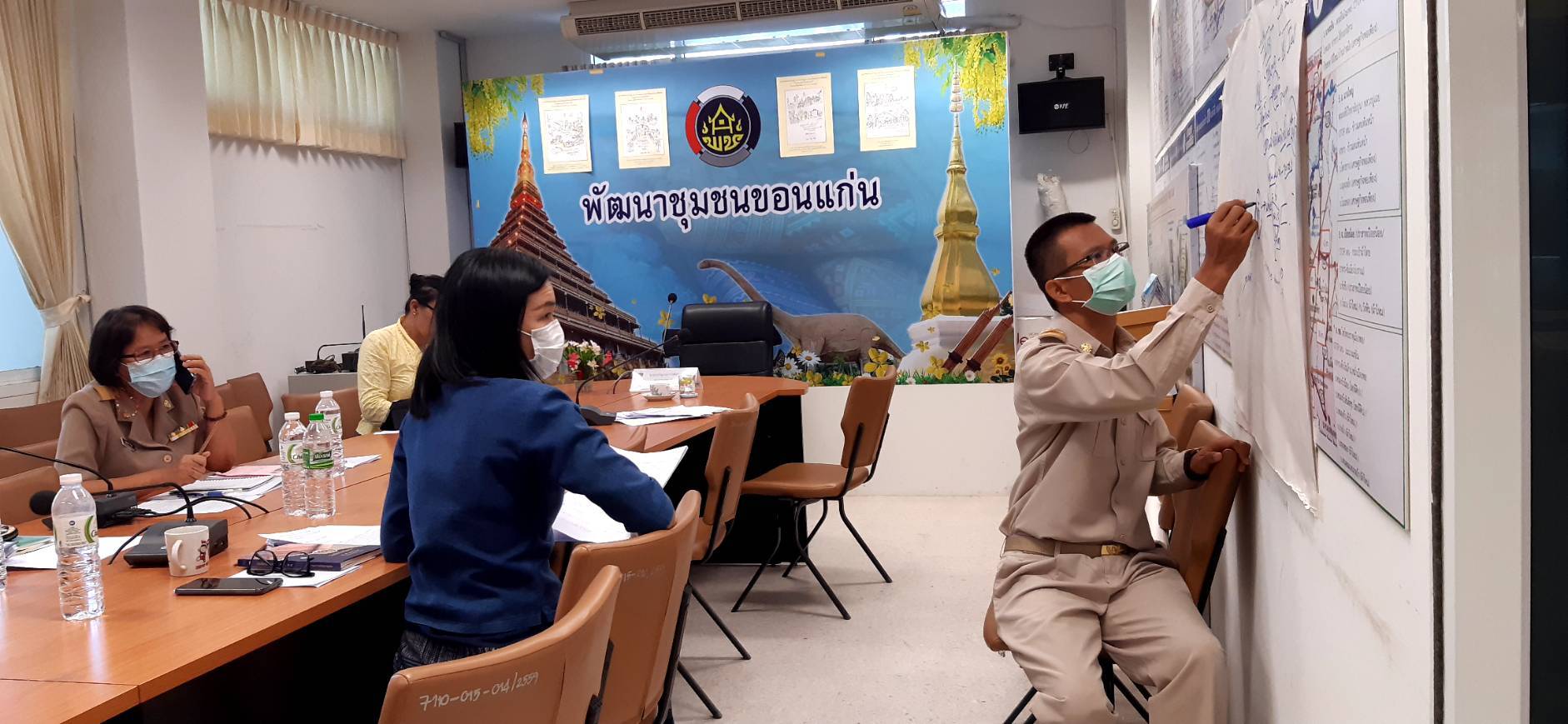 พช.ขอนแก่น : ประชุมคณะทำงานการคัดเลือกหน่วยงานต้นแบบการขับเคลื่อนนโยบายสำคัญของกรมการพัฒนาชุมชน ประจำปี พ.ศ. 2564 (CDD Policy Award 2021)