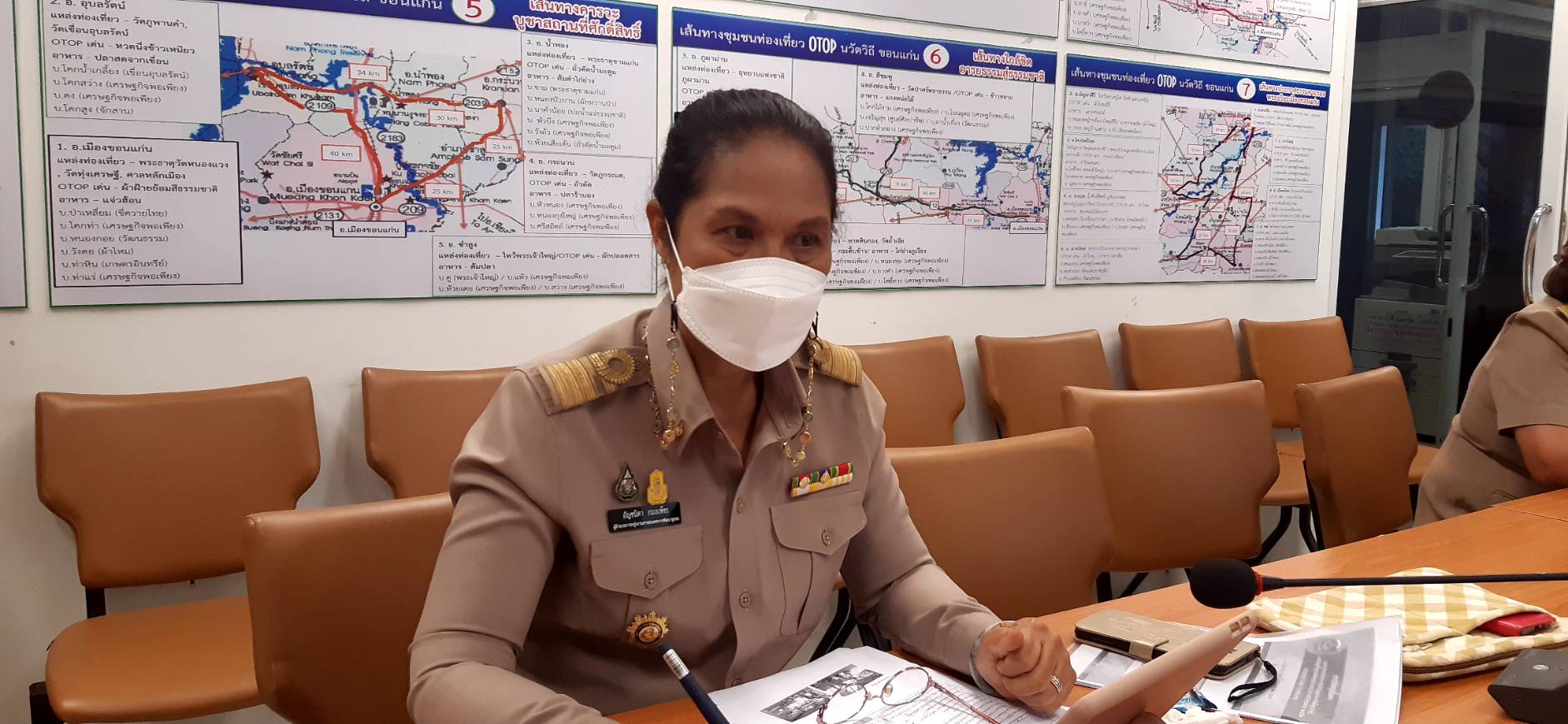 พช.ขอนแก่น: ประชุมเพื่อเตรียมความพร้อมการบริหารการจัดเก็บข้อมูลความจำเป็นพื้นฐาน (จปฐ.) และข้อมูลพื้นฐานระดับหมู่บ้าน (กชช.2ค) ประจำปี 2564
