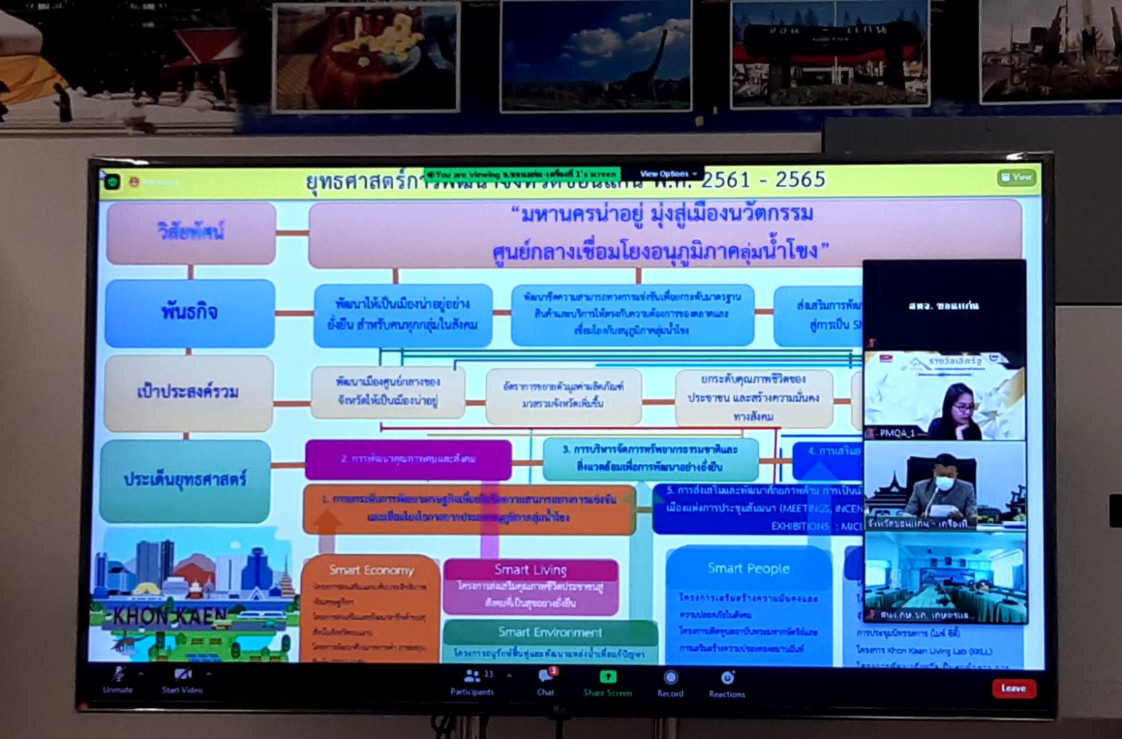 พช.ขอนแก่น : ร่วมรับการตรวจประเมินรางวัลคุณภาพการบริหารจัดการภาครัฐ หมวด 1 ประจำปี พ.ศ. 2564