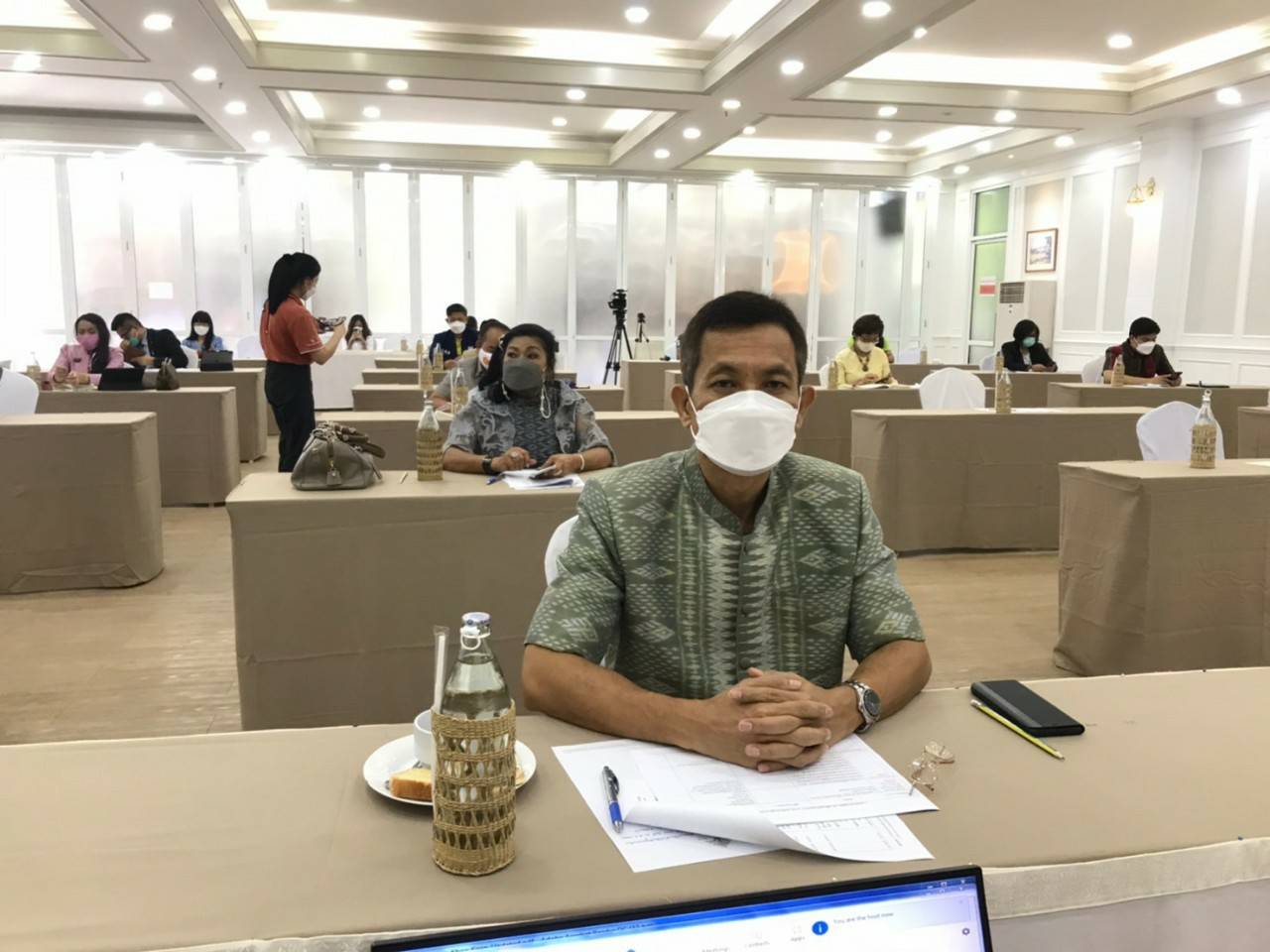 พช.ขอนแก่น : ประชุมเชิงปฏิบัติการจัดทำแผนพัฒนาเมืองหัตถกรรมโลกแห่งผ้ามัดหมี่สู่การท่องเที่ยว ในสถานการณ์แพร่ระบาดของโรคติดเชื้อไวรัสโคโรน่า 2019