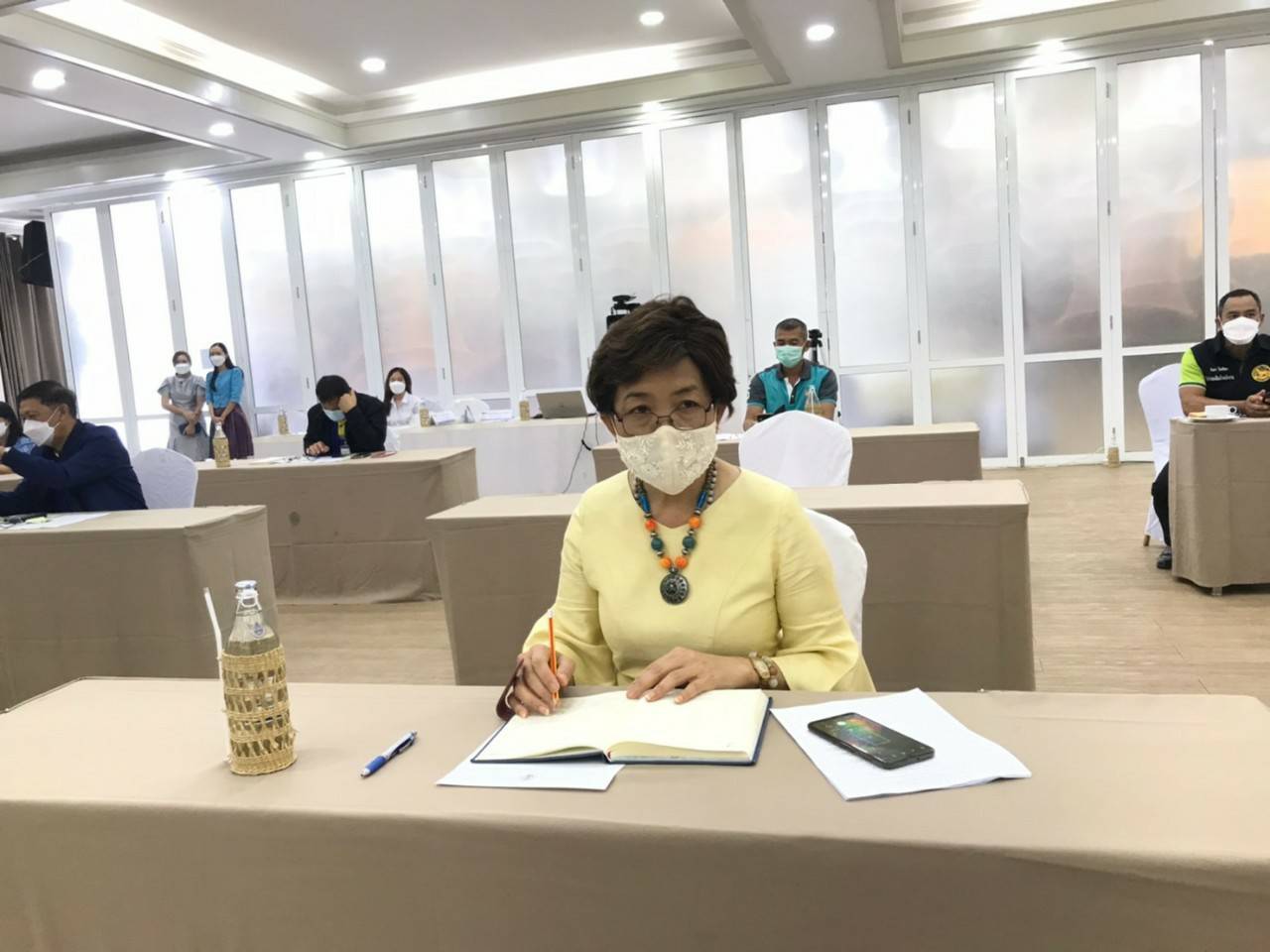 พช.ขอนแก่น : ประชุมเชิงปฏิบัติการจัดทำแผนพัฒนาเมืองหัตถกรรมโลกแห่งผ้ามัดหมี่สู่การท่องเที่ยว ในสถานการณ์แพร่ระบาดของโรคติดเชื้อไวรัสโคโรน่า 2019