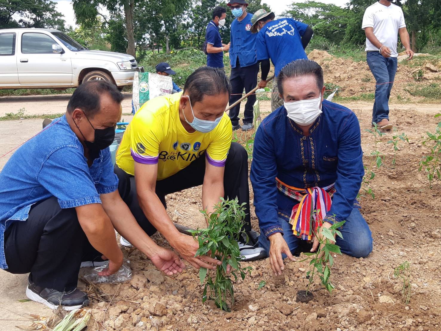 พช.ขอนแก่น : ร่วมโครงการพัฒนาคุณภาพชีวิต สู้วิกฤตโควิด-19