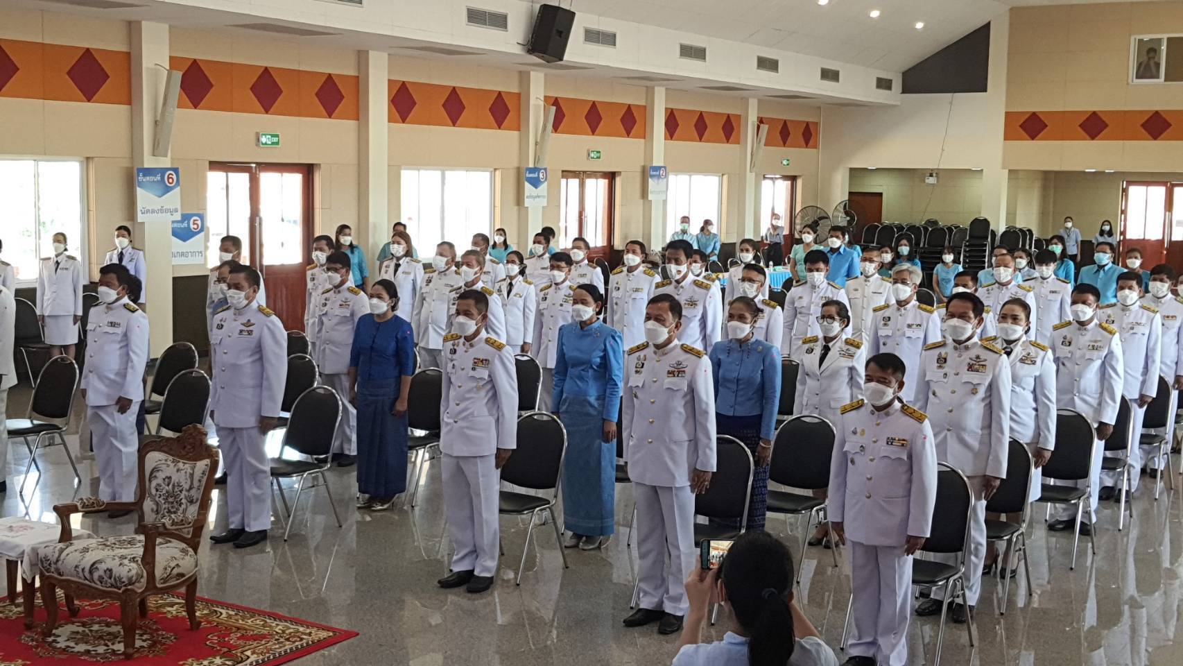 พช.ขอนแก่น: ประกอบพิธีมอบเงินพระราชทานขวัญถุงกองทุนแม่ของแผ่นดิน ประจำปี 2563